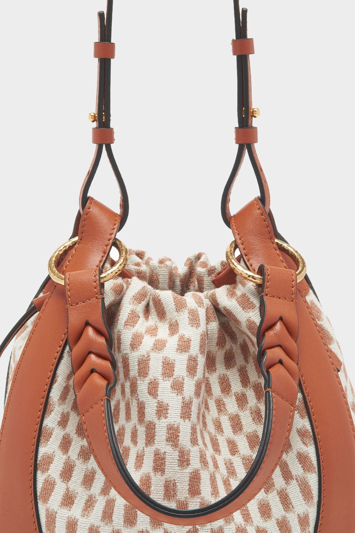 Hilma Bucket Purse in Dune Painted - shop-olivia.com