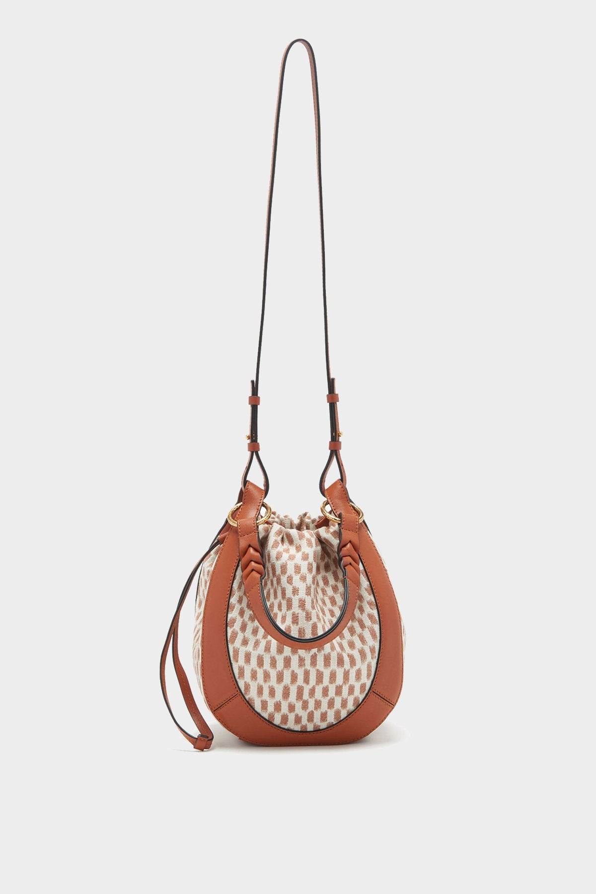 Hilma Bucket Purse in Dune Painted - shop-olivia.com