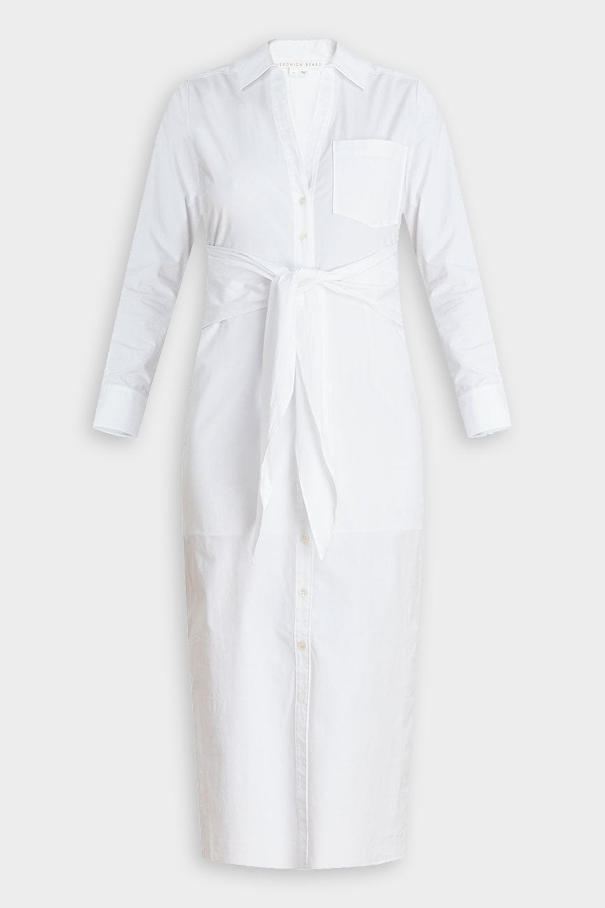 Janelle Shirtdress in White - shop-olivia.com