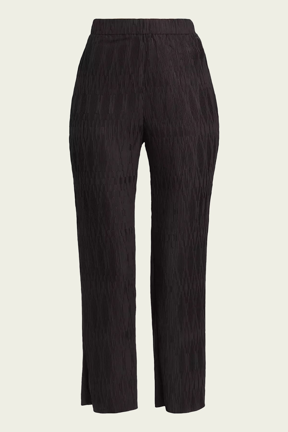 Joss Pleated Cropped Pants in Black - shop-olivia.com
