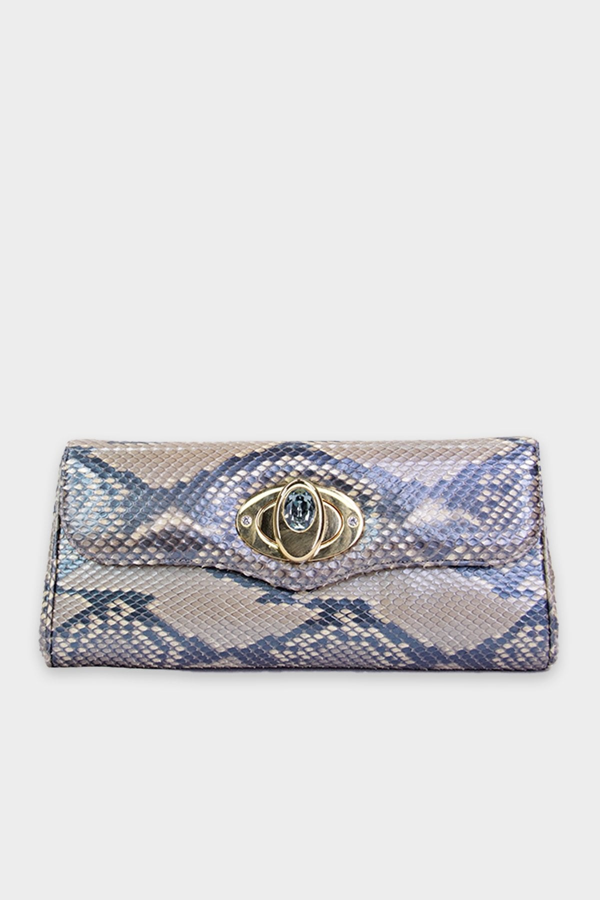 Judith Leiber Snakeskin Clutch Vintage Judith Leiber Bag 