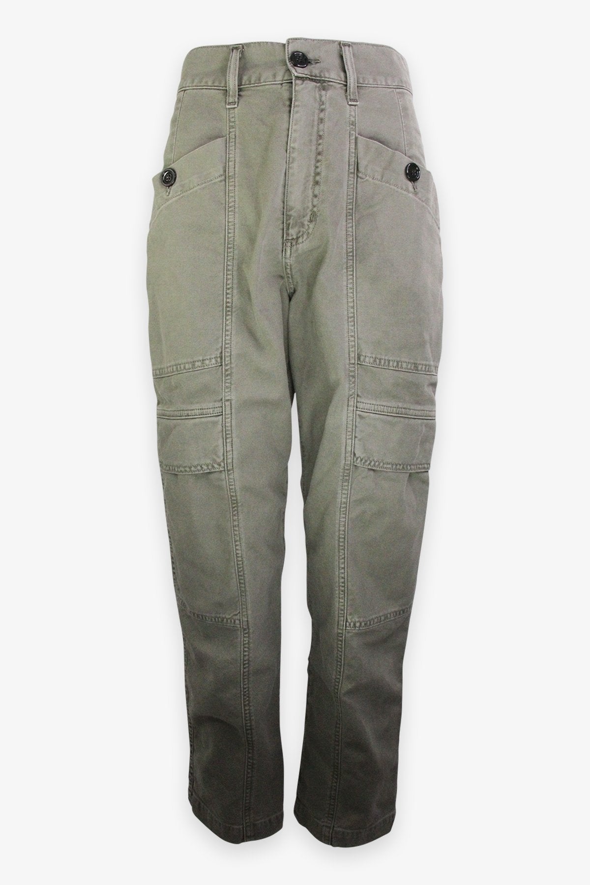 Kai High Rise Cargo Pant in Edamame