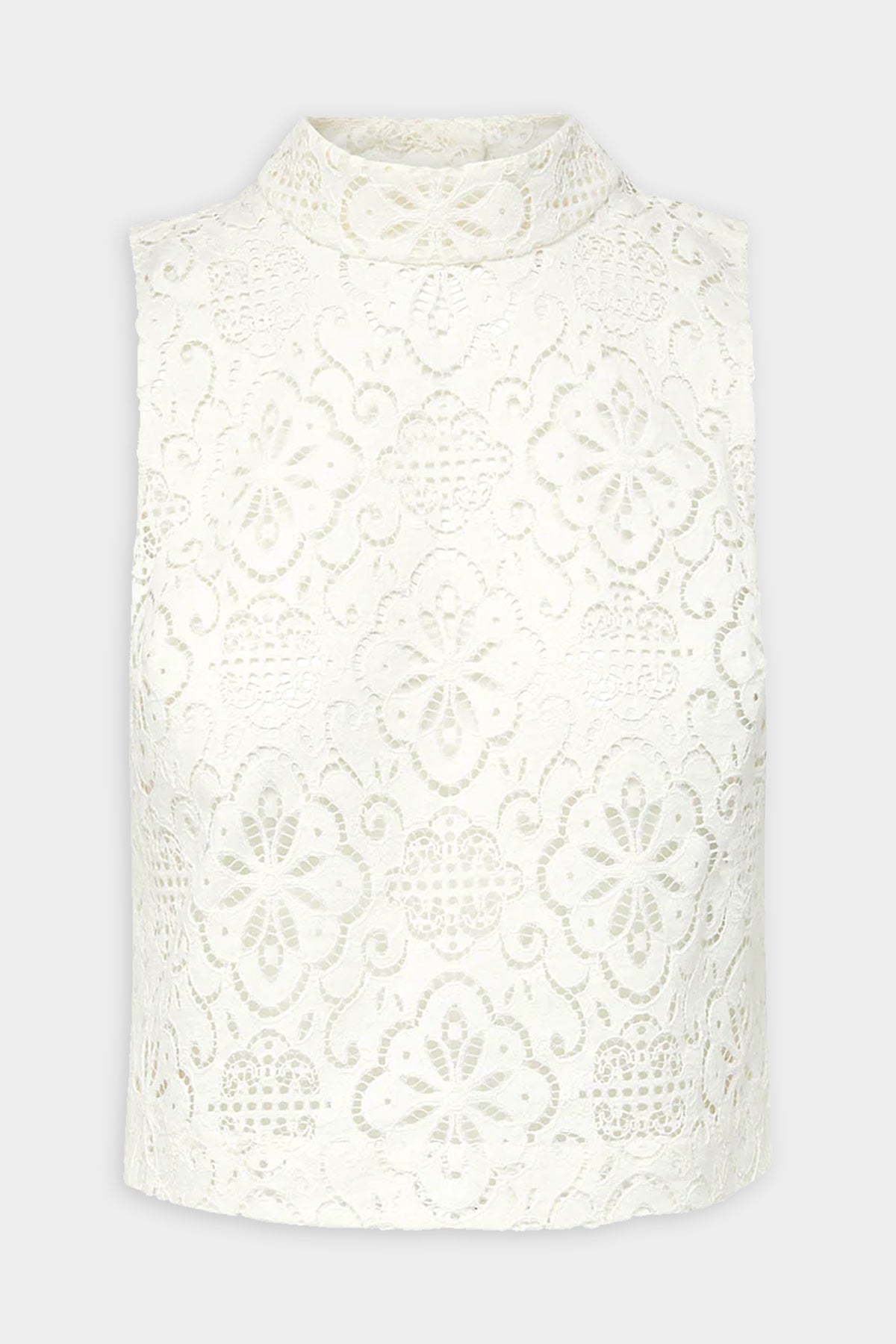 Katmai Lace Top in Off White - shop-olivia.com