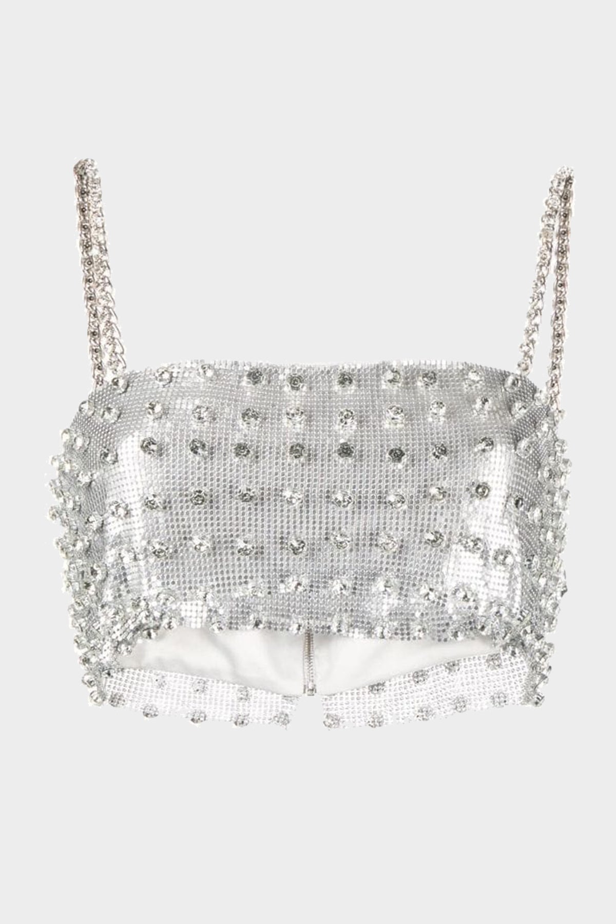 Kauren Top in Silver - shop-olivia.com