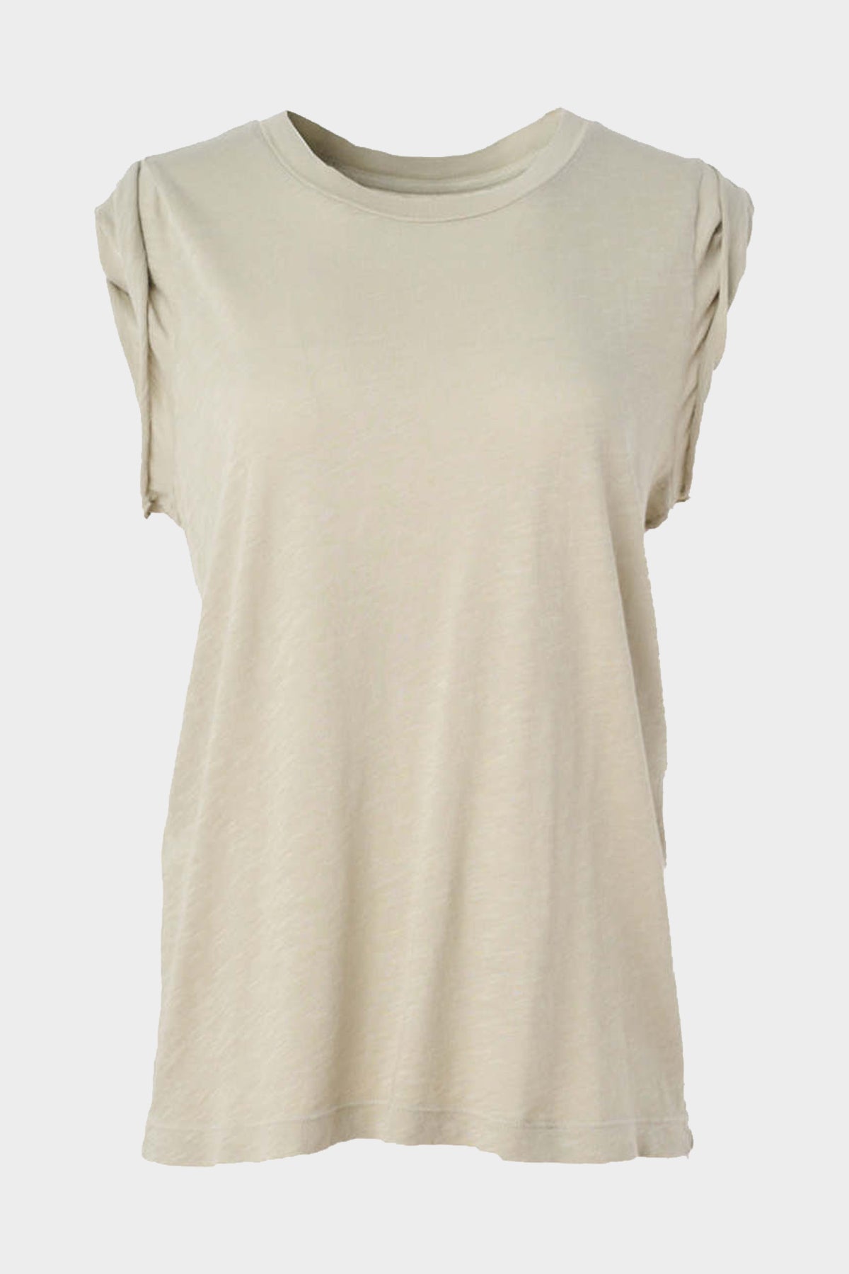 Kelsey Roll Sleeve Tee in Andes - shop-olivia.com