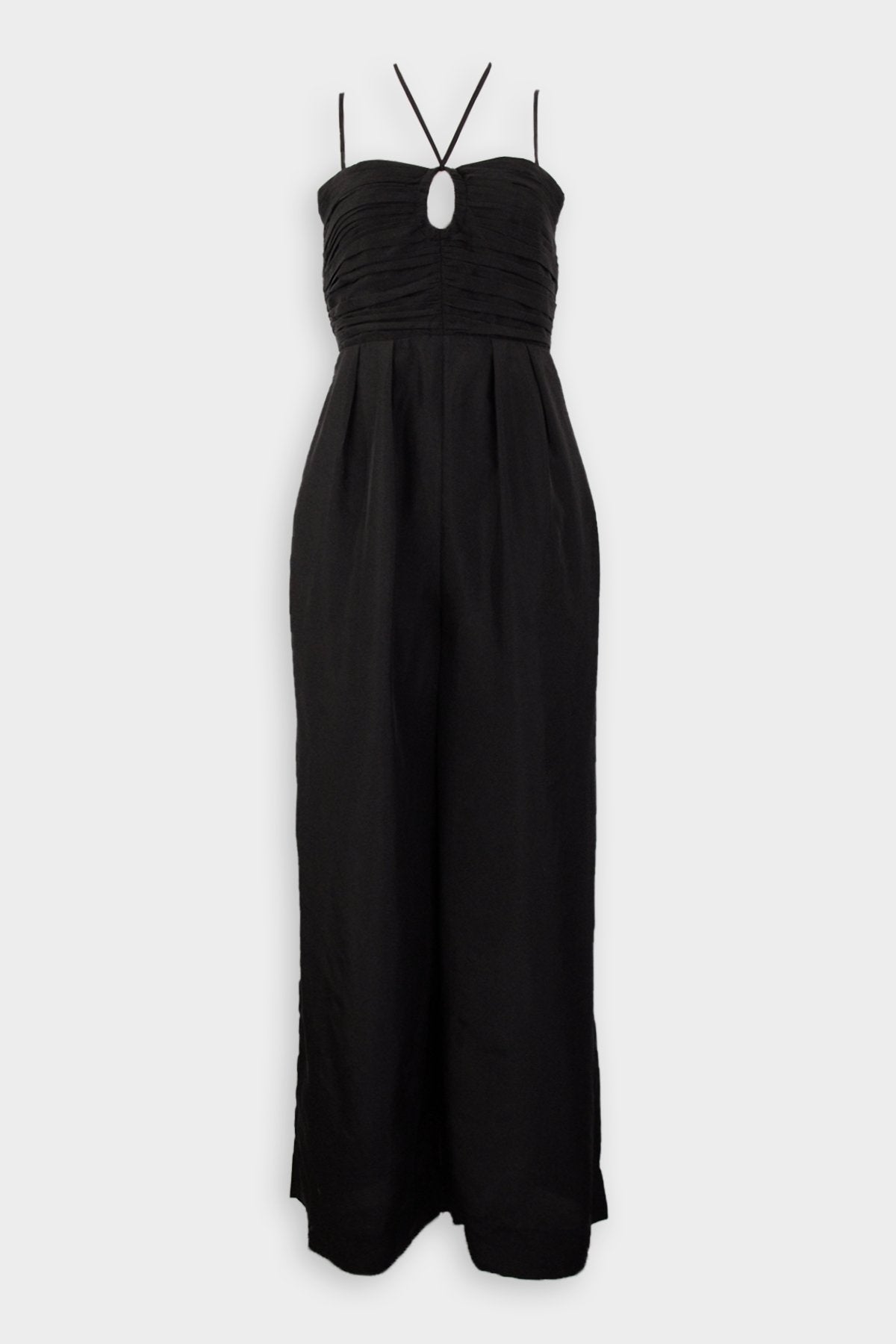 Khalida Jumpsuit in Noir - shop-olivia.com
