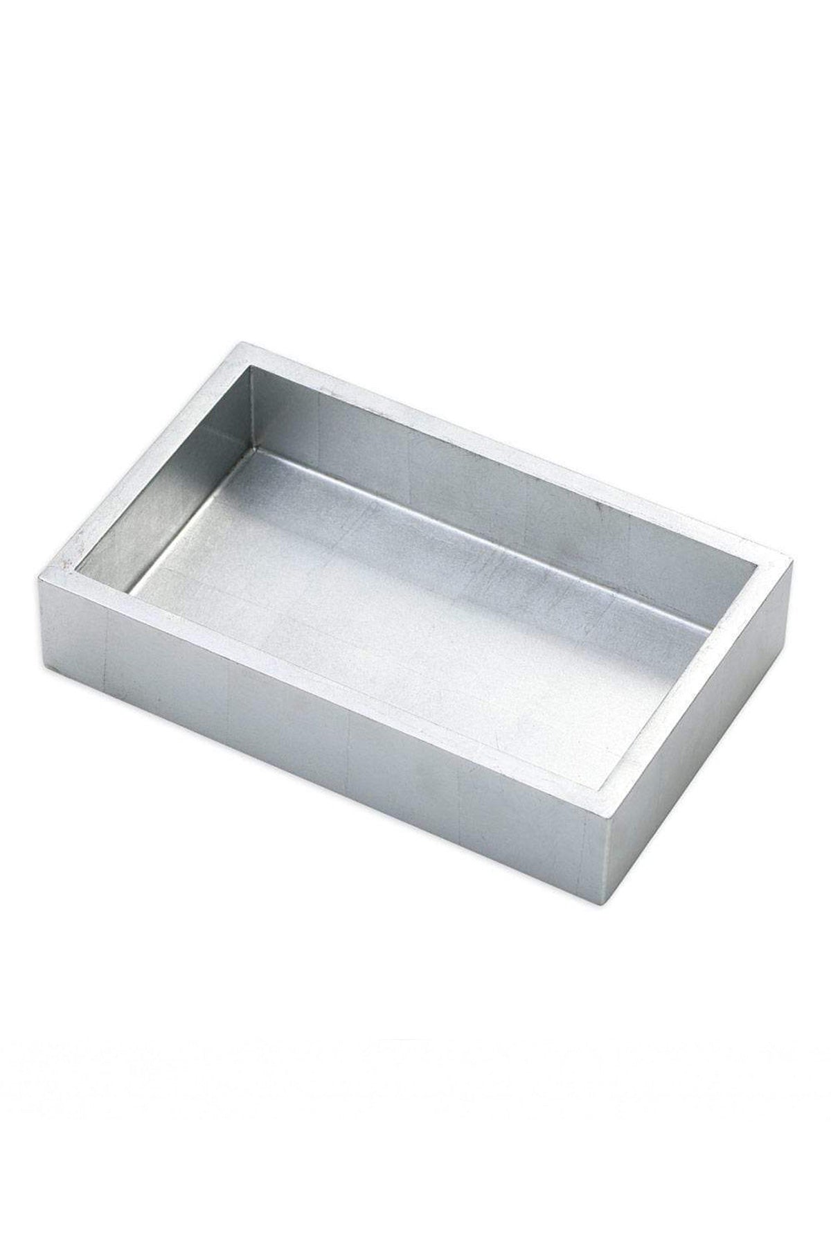 Lacquer Guest Towel Napkin Holder in Silver - shop-olivia.com