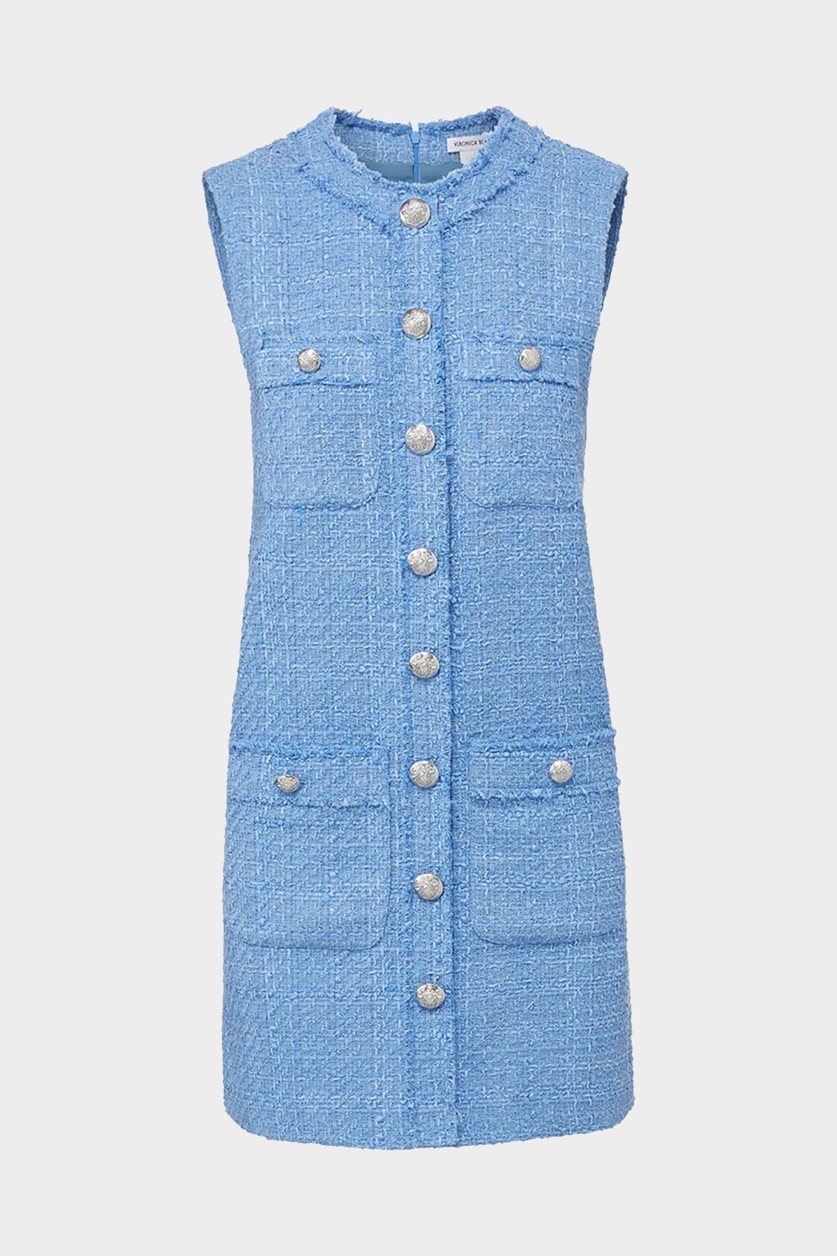 Laurel Tweed Dress in Skylight - shop-olivia.com