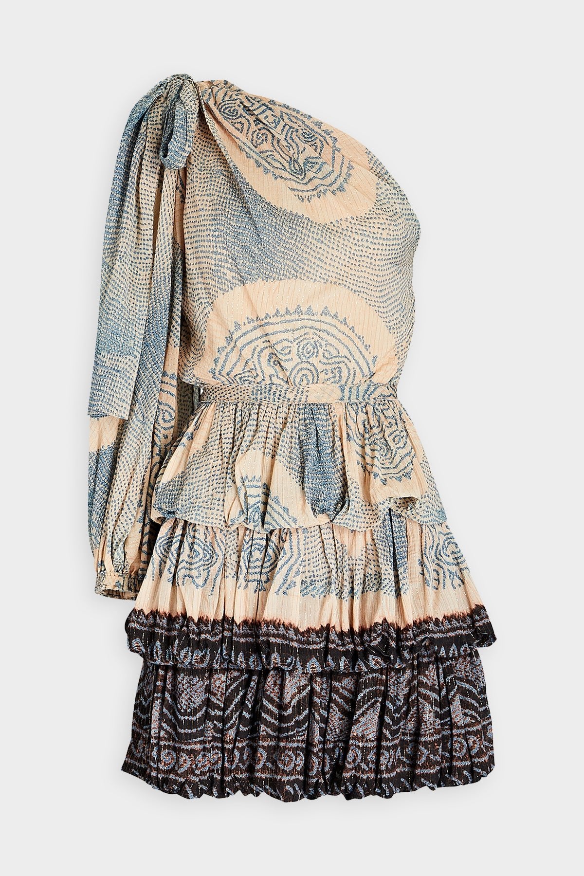Leah Mini Dress in Moonstone - shop-olivia.com