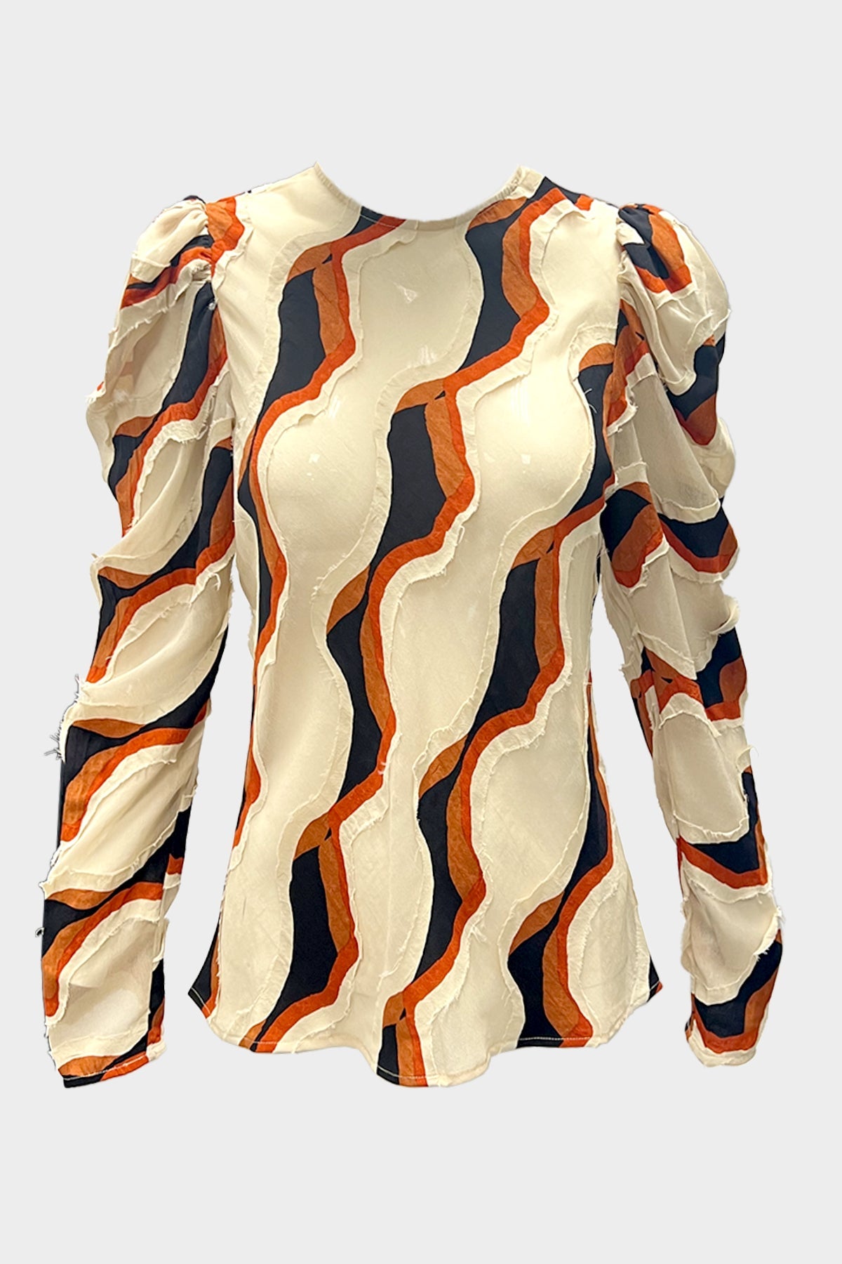 Leyla Blouse in Conch - shop-olivia.com