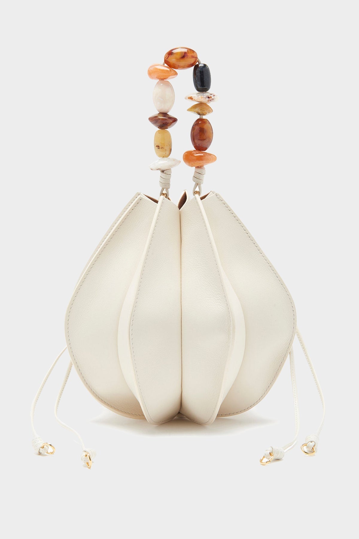 Lotus Flower Pochette in Cowrie - shop-olivia.com