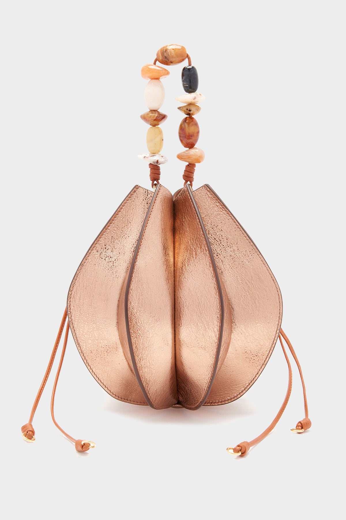 Lotus Flower Pochette in Rose Gold - shop-olivia.com