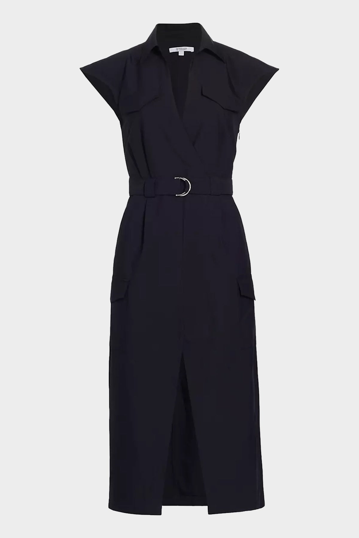 Lucy Utility Shirtdress in Midnight - shop-olivia.com