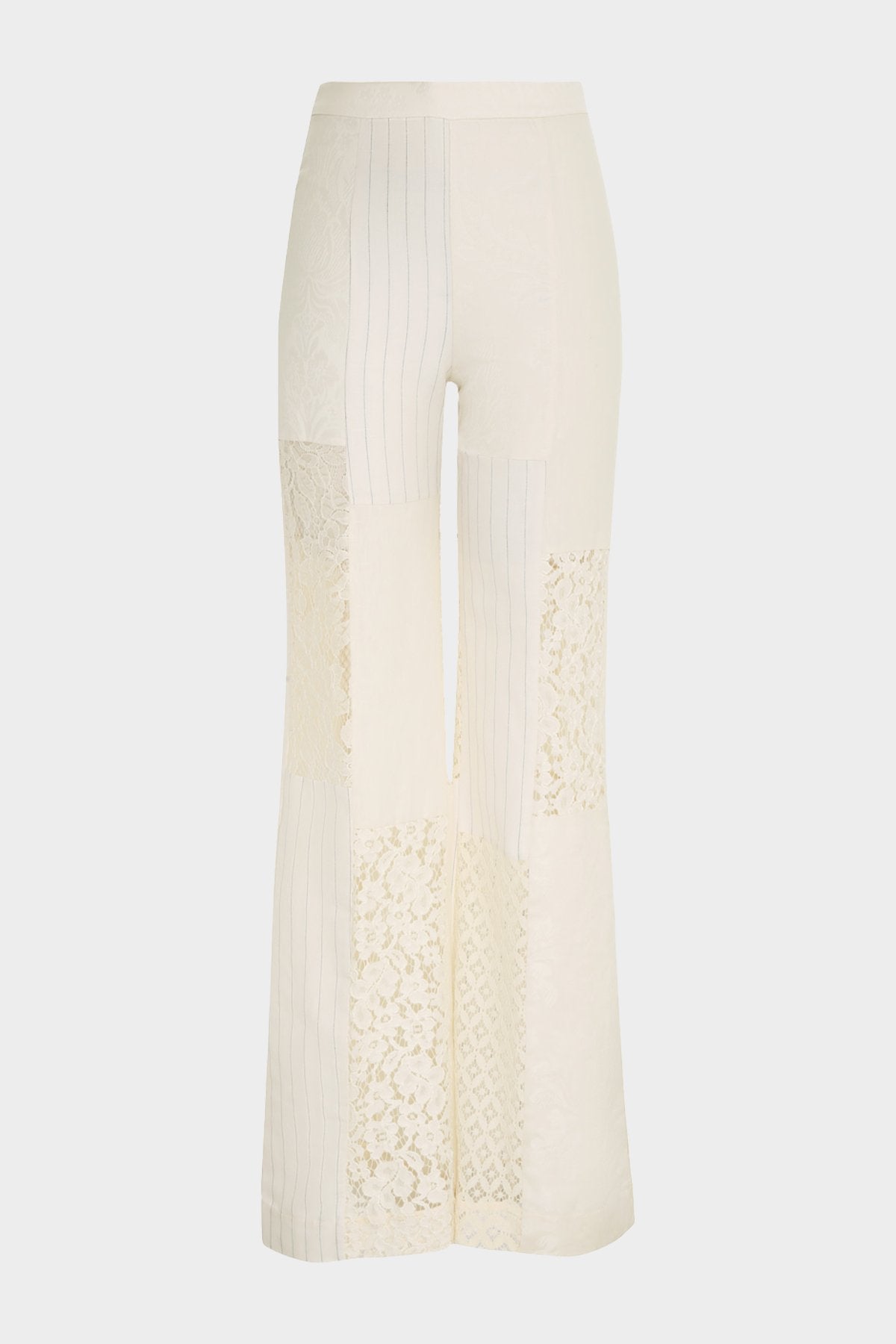 Luminosity Patch Lace Pant in Cream - shop-olivia.com