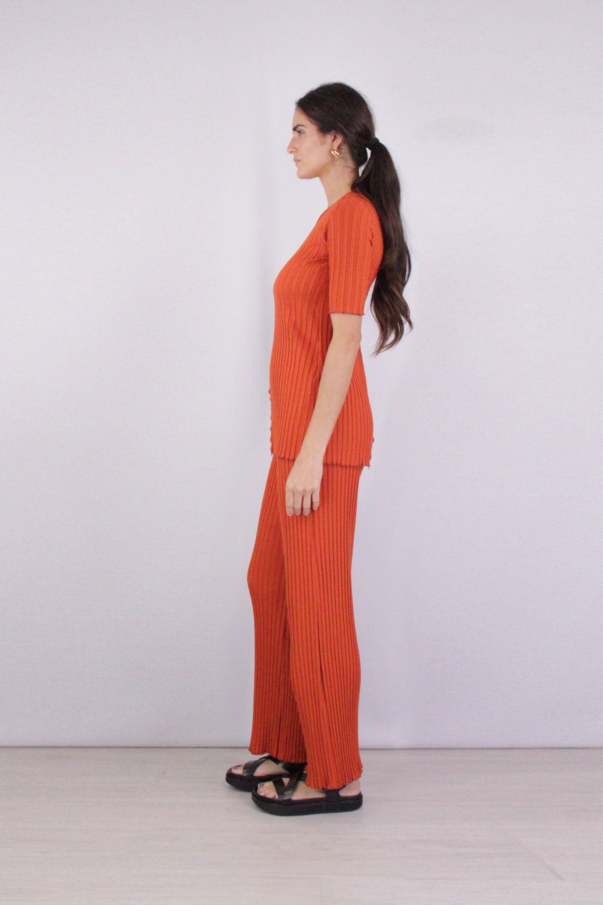 Marek Wide Leg Pant in Caramel - shop-olivia.com