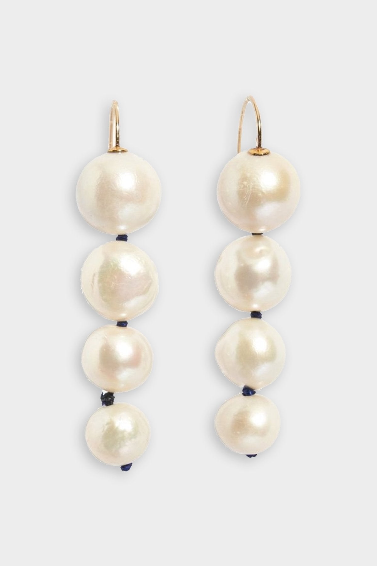 Marguerite Earrings in Pearl - shop-olivia.com