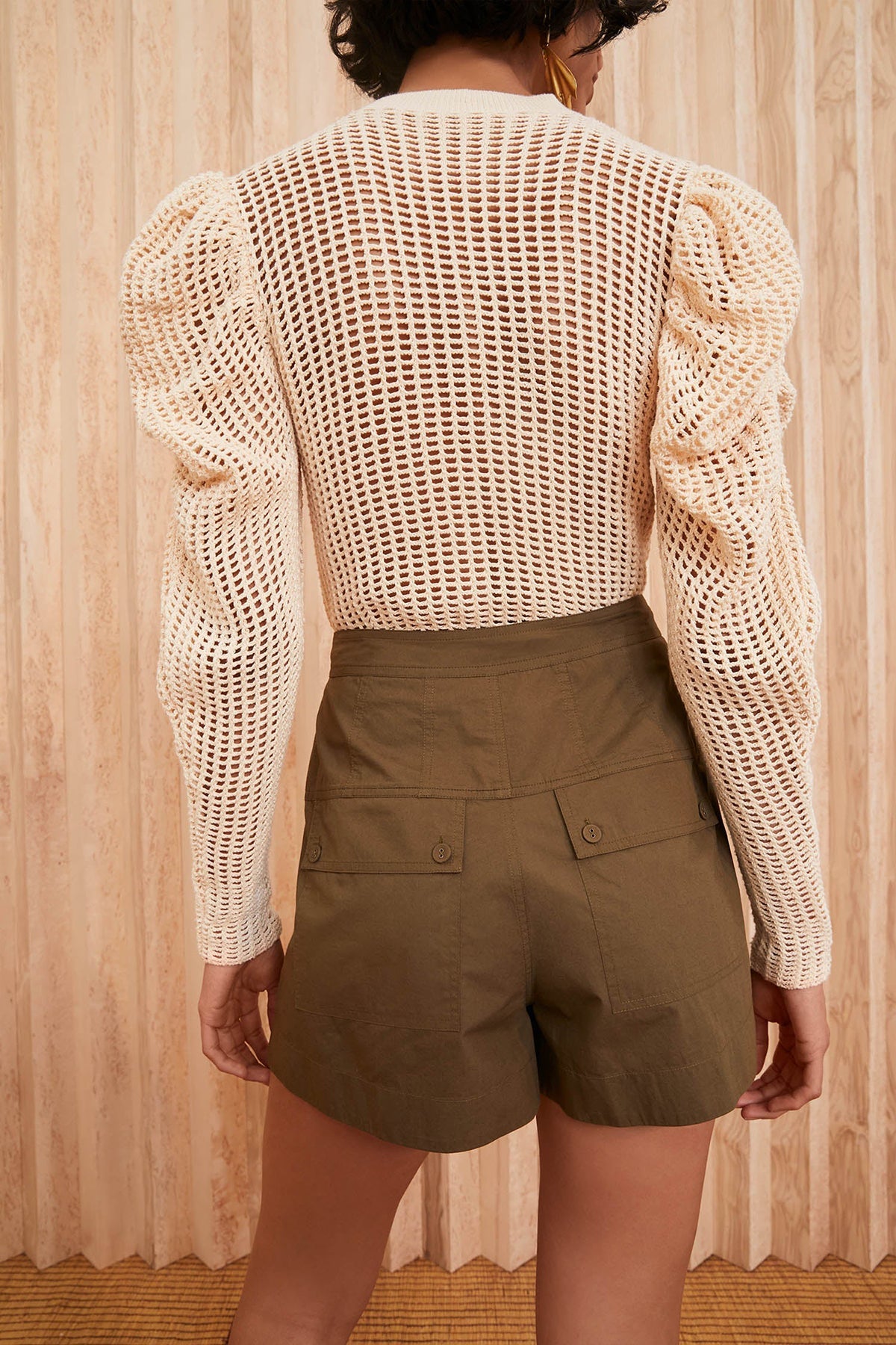 Marleigh Shorts in Beech - shop-olivia.com