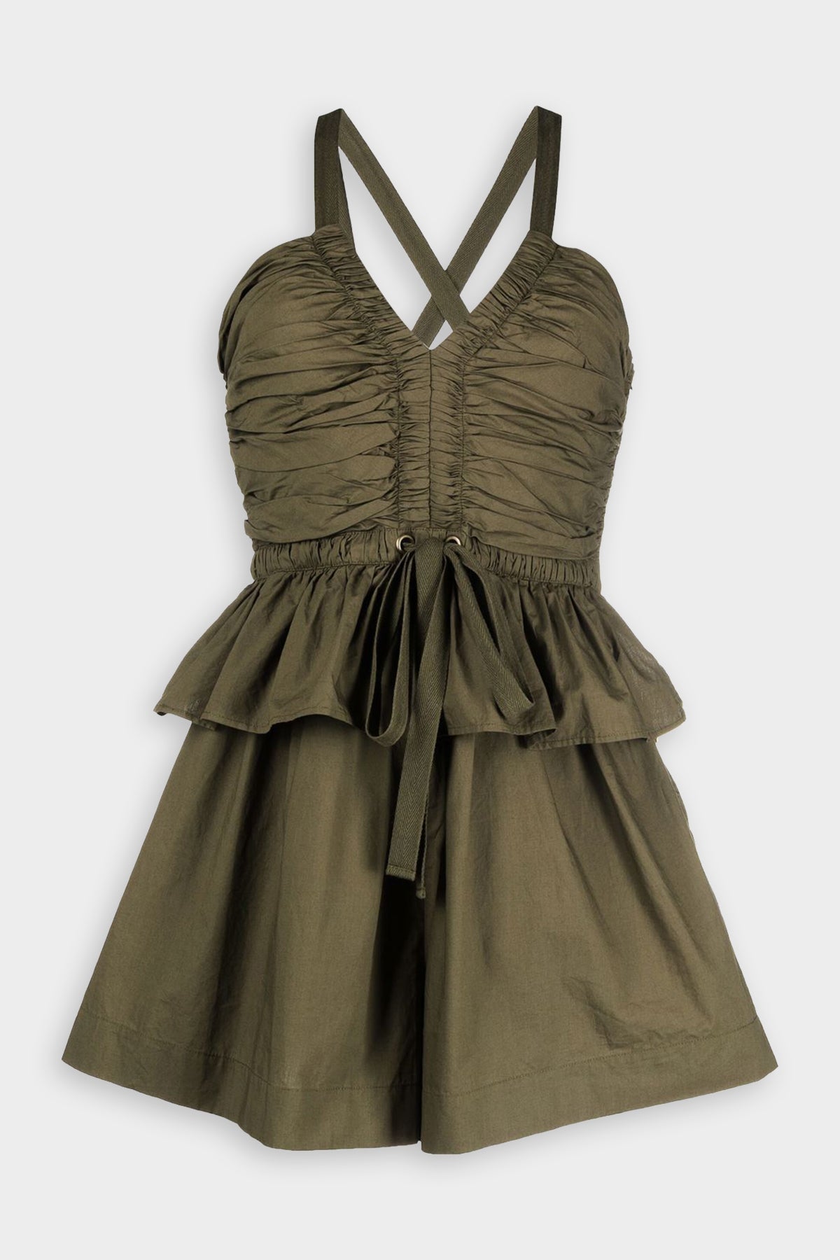 Marren Playsuit in Beech - shop-olivia.com