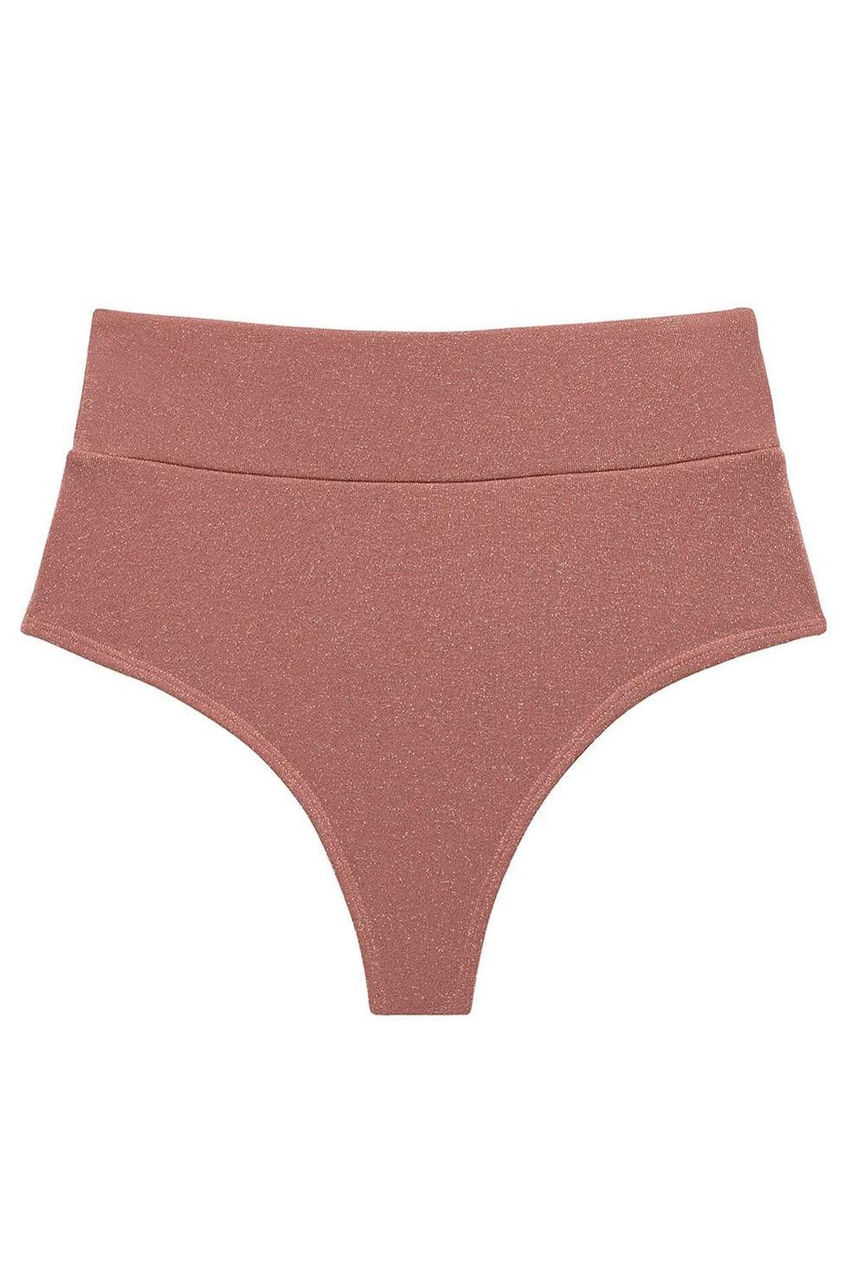 Montce Sparkle High-Rise Bikini Bottoms