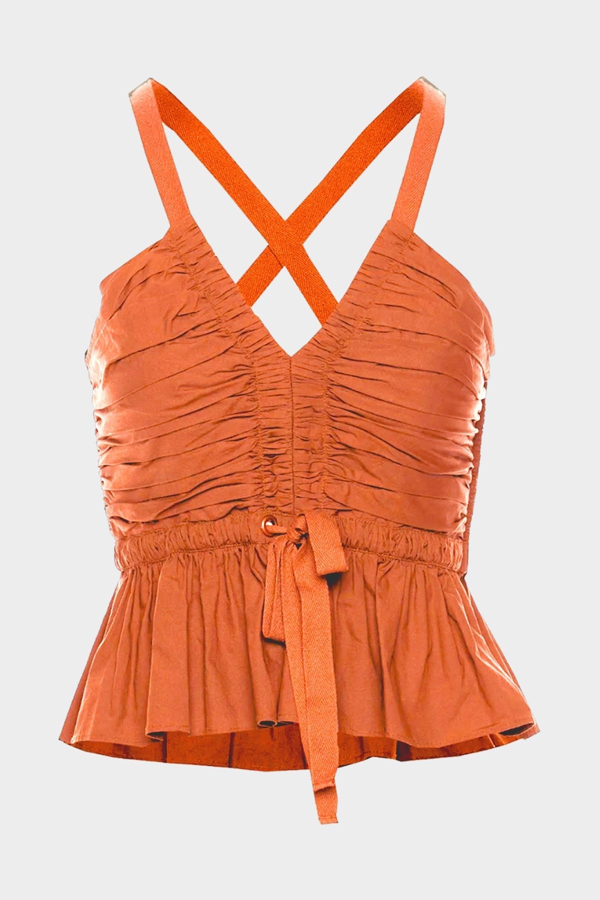 Merritt Tank in Coral - shop-olivia.com