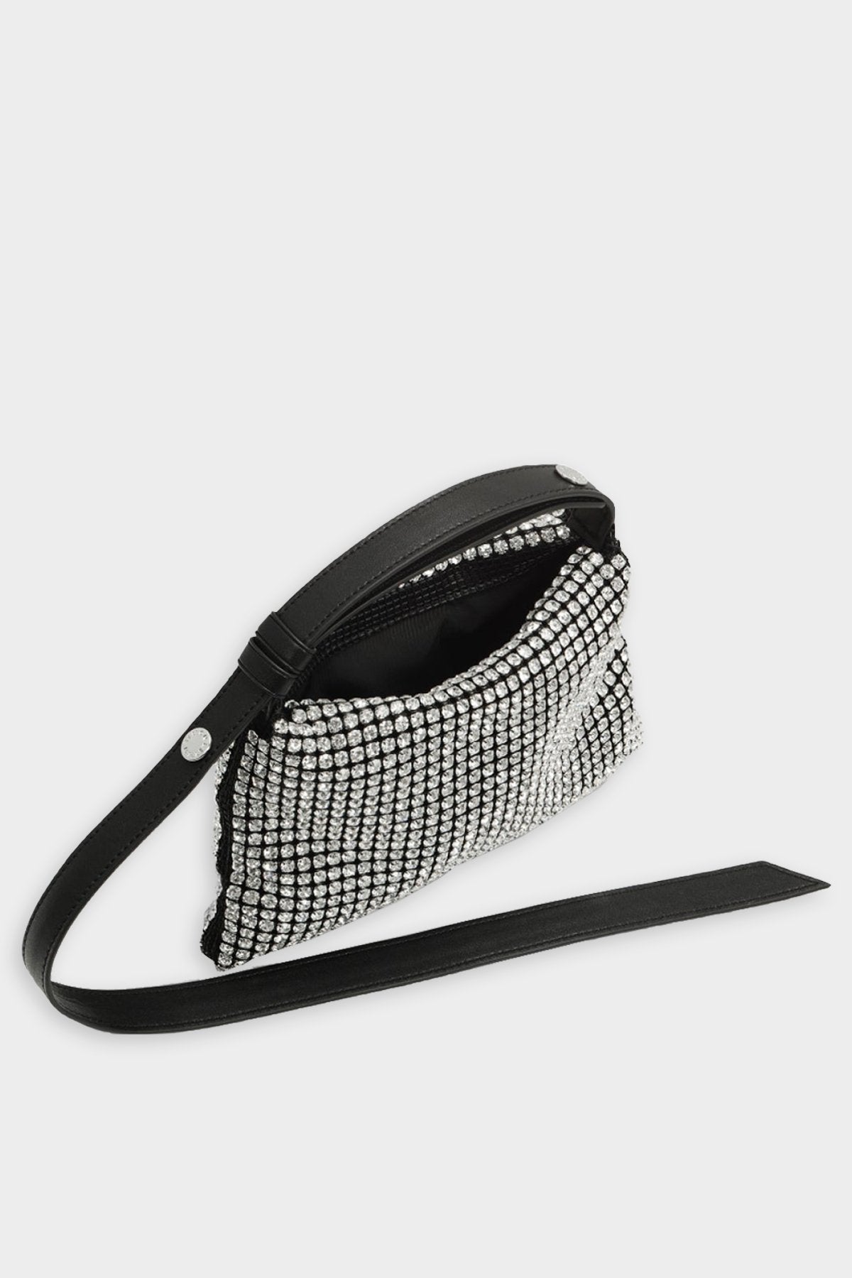 Mini Puffin in Black Clear Crystal - shop-olivia.com