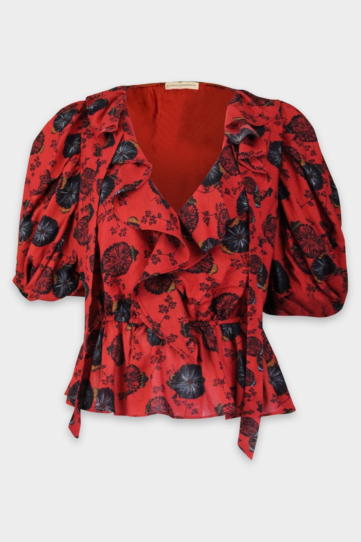 Nadya Blouse in Poppy Floral - shop-olivia.com
