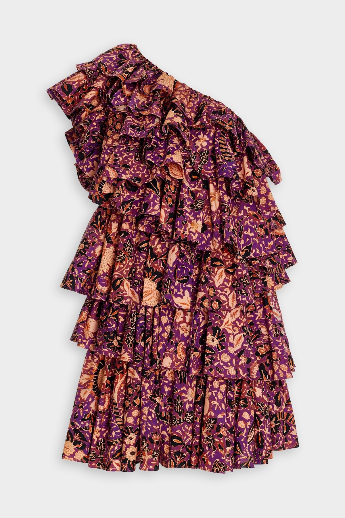 Naomi Mini Dress in Black Currant - shop-olivia.com