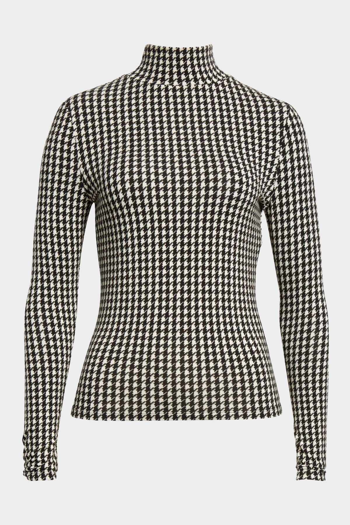 Nate Long Sleeve Top in Black and white - shop-olivia.com