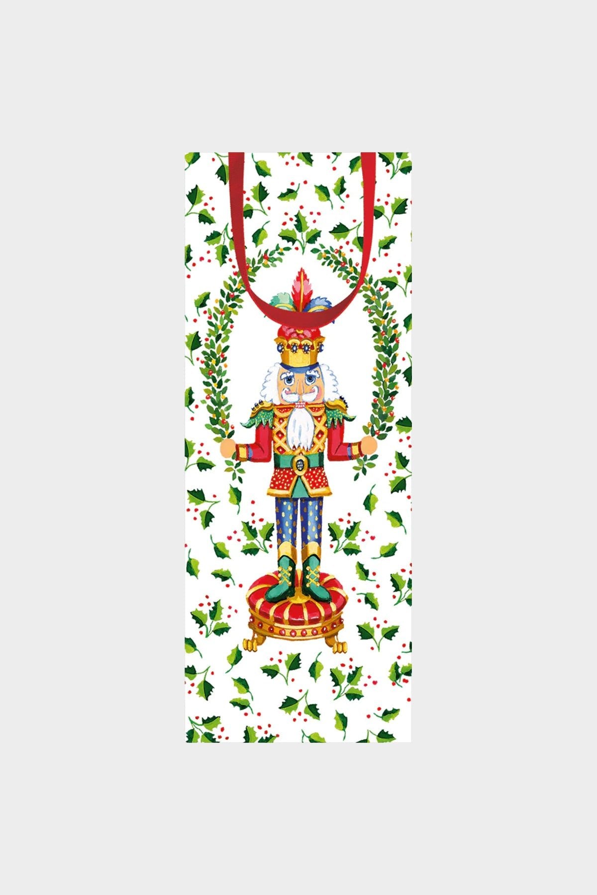 Nutcracker Christmas White Wine & Bottle Gift Bag - shop-olivia.com