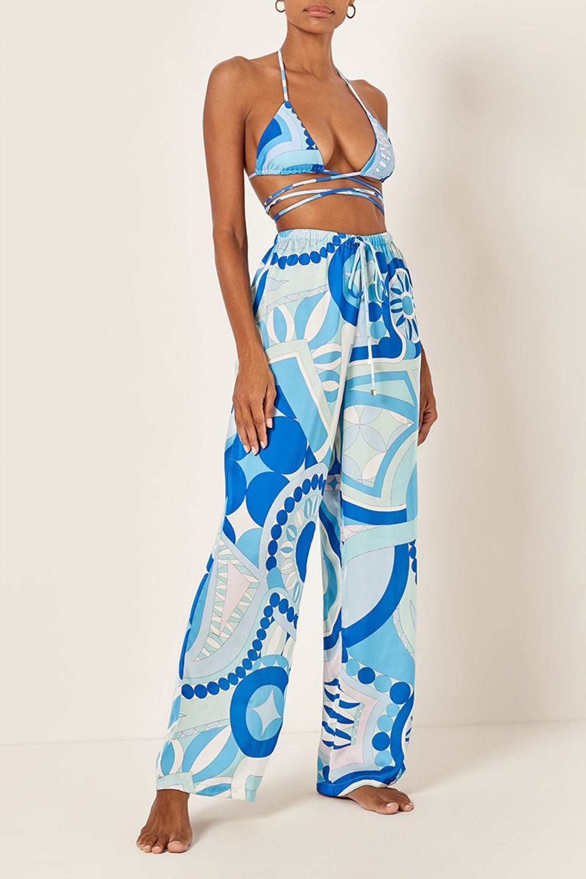 Oasis Pant in Azur - shop-olivia.com