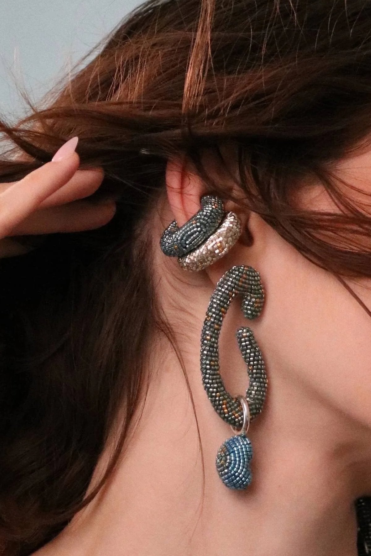 Ora Earcuff in Nickel - shop-olivia.com