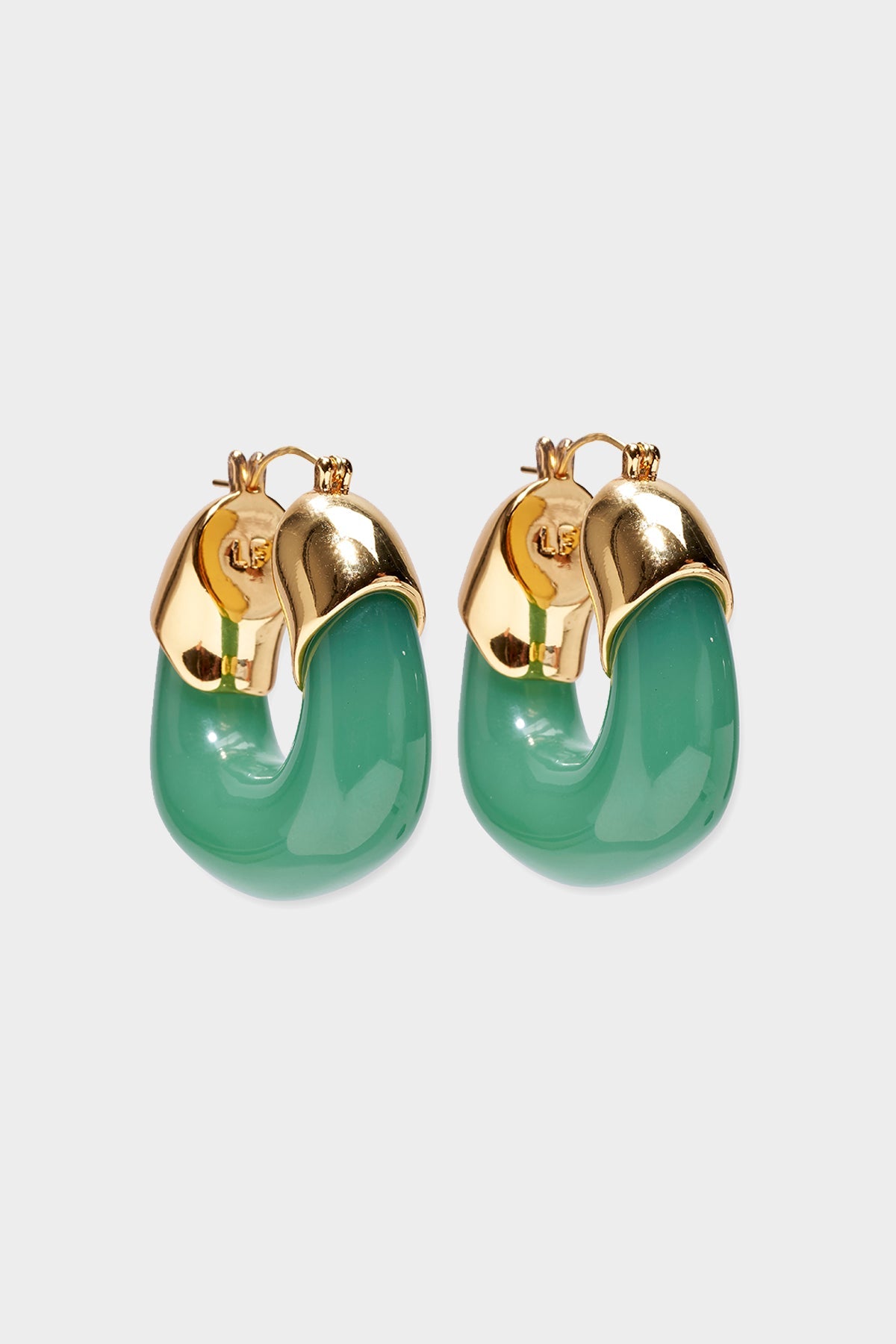 Organic Hoops in Sage - shop-olivia.com