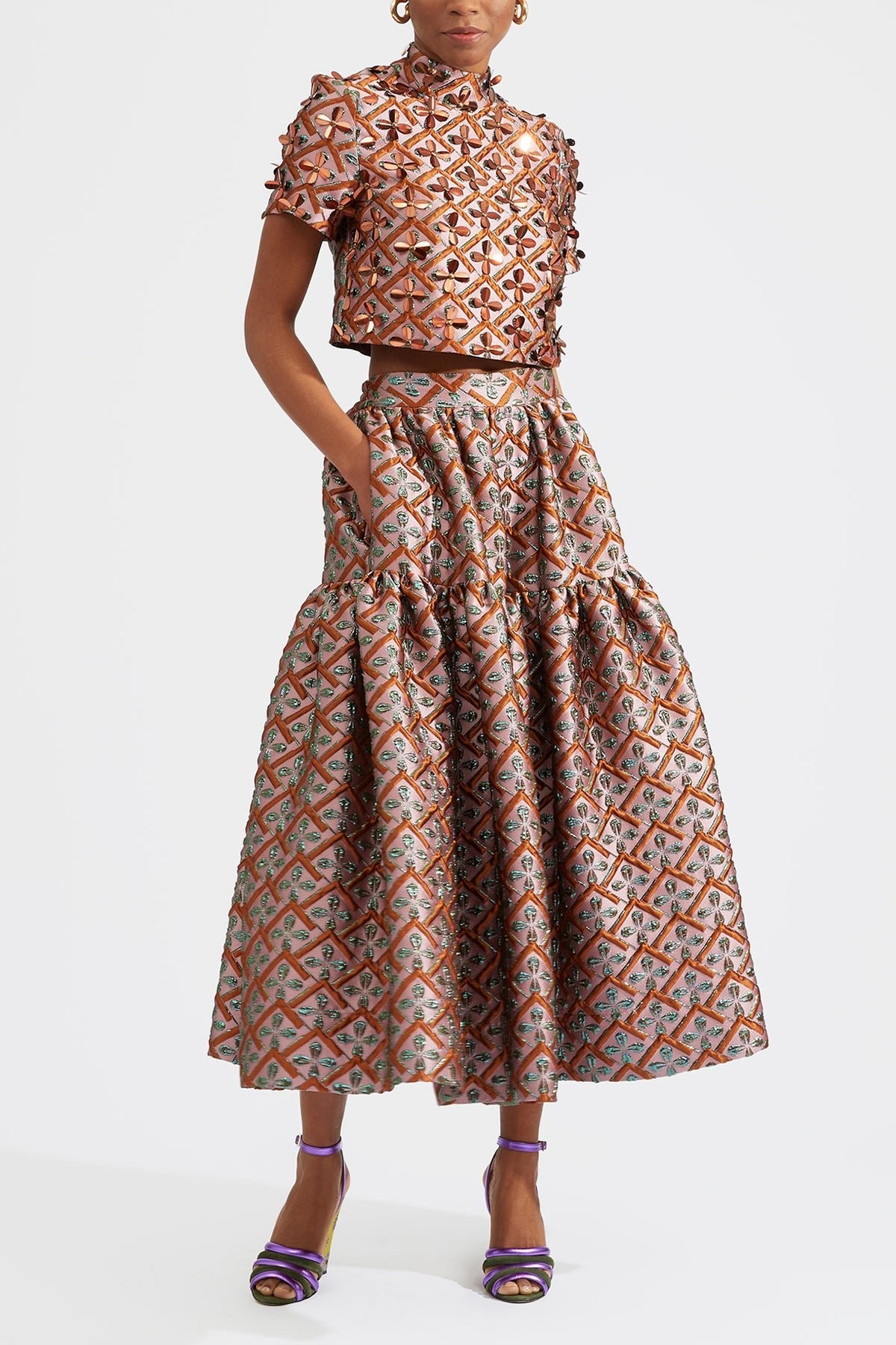 Oscar Skirt in Absinthe - shop-olivia.com