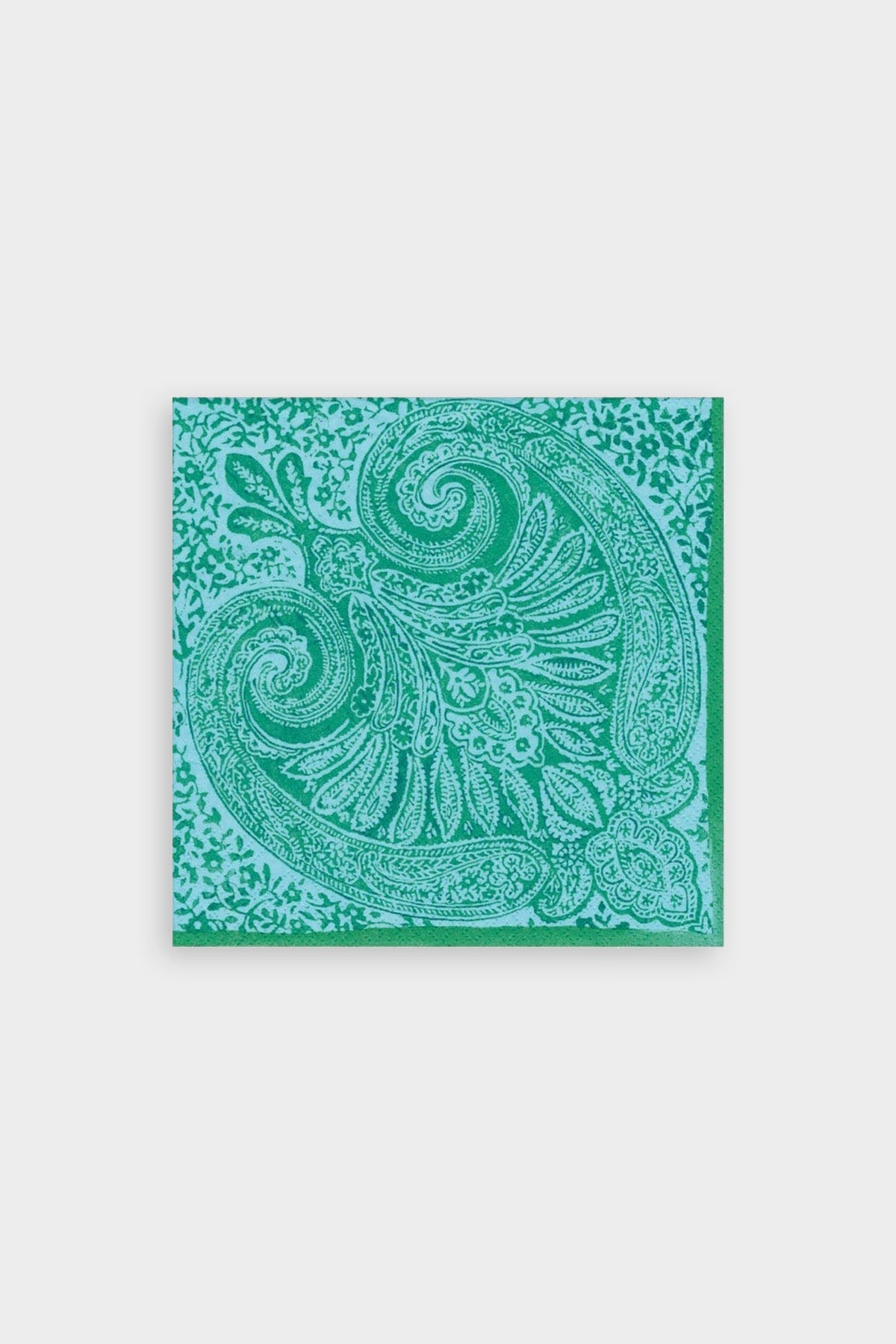 Paisley Medallion Paper Cocktail Napkins in Turquoise - shop-olivia.com
