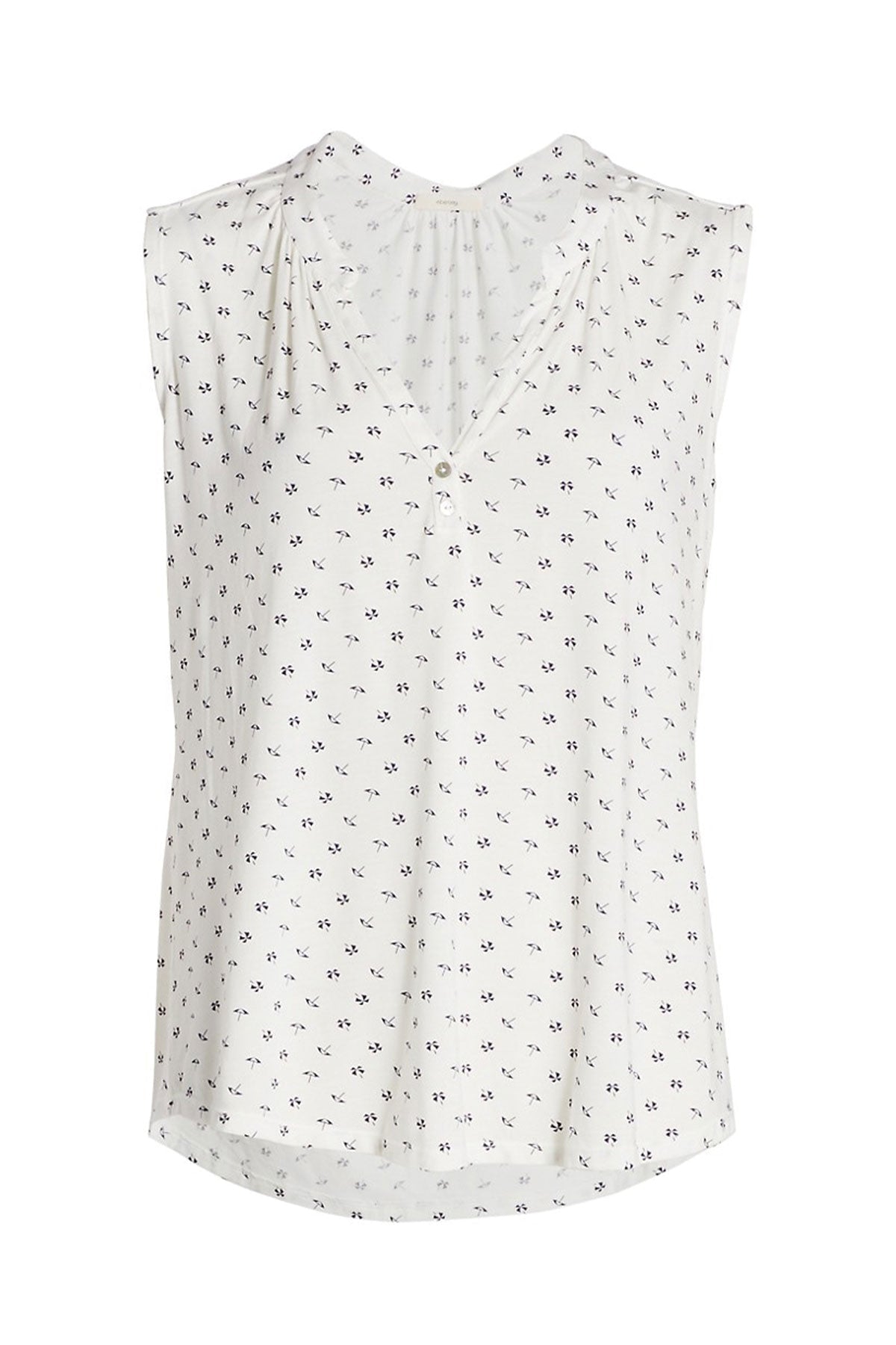 Parasols Sleeveless Peasant Top in Bellini - shop-olivia.com