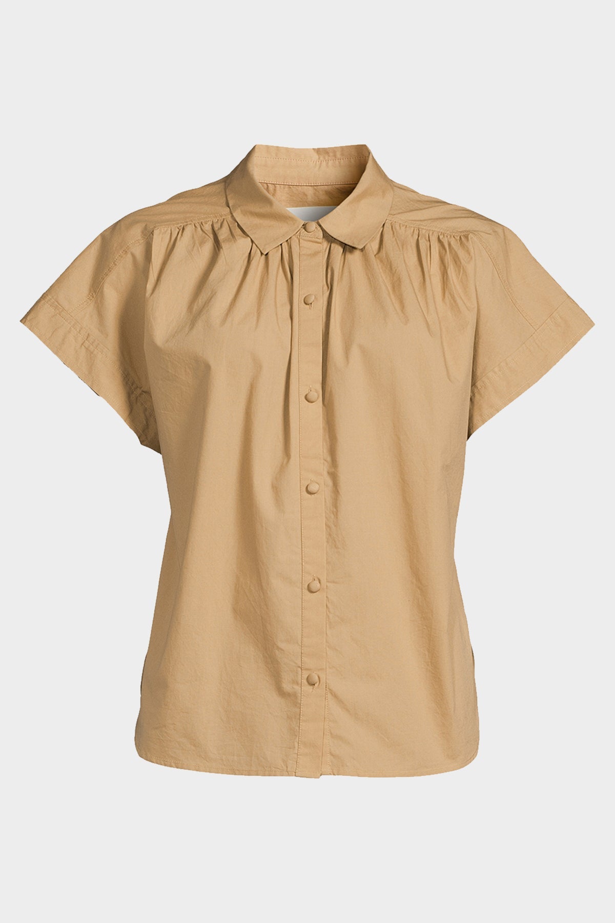 Penny Short Sleeve Blouse in Incense - shop-olivia.com