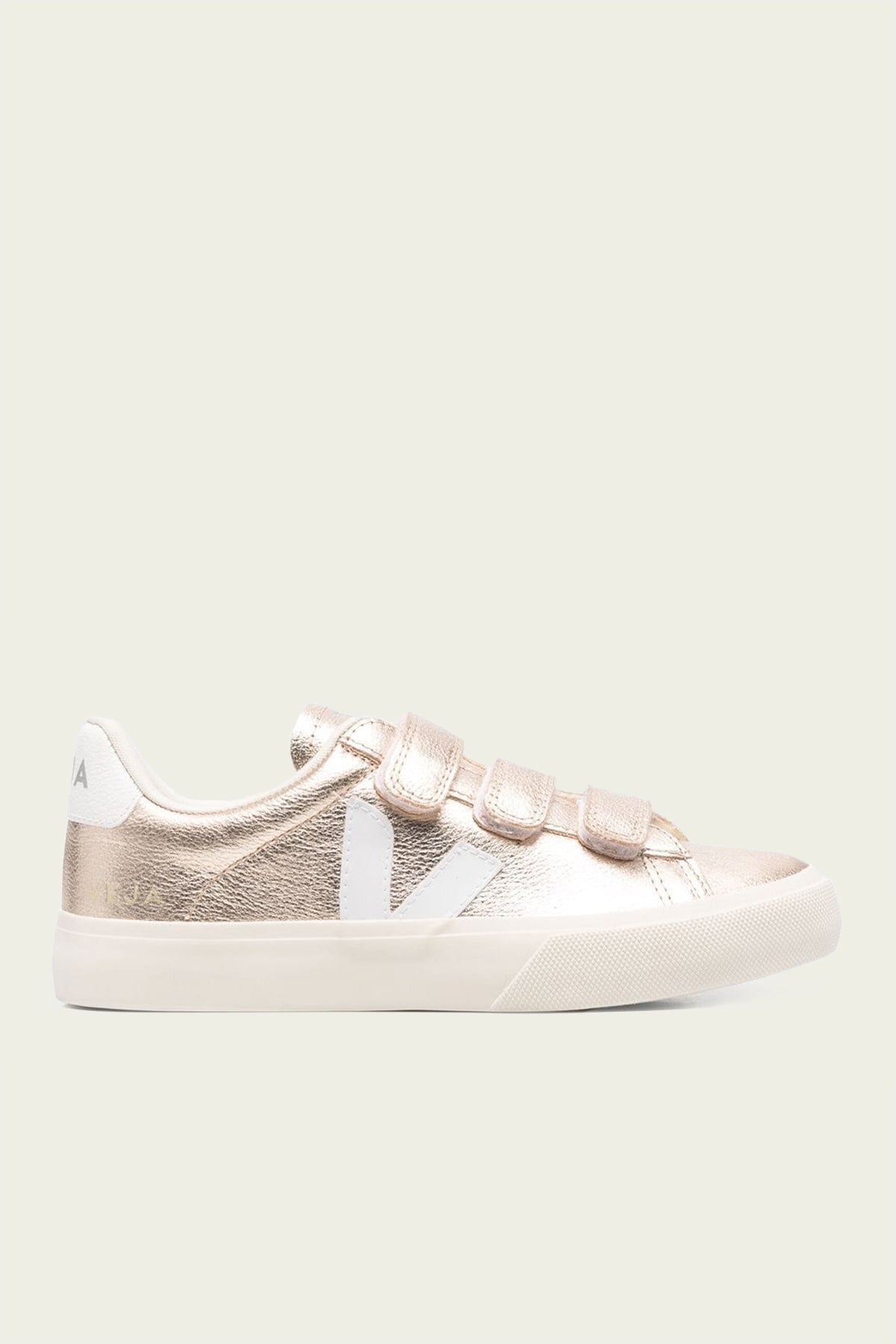 Recife Chromefree Leather Sneaker in Platine White - shop-olivia.com