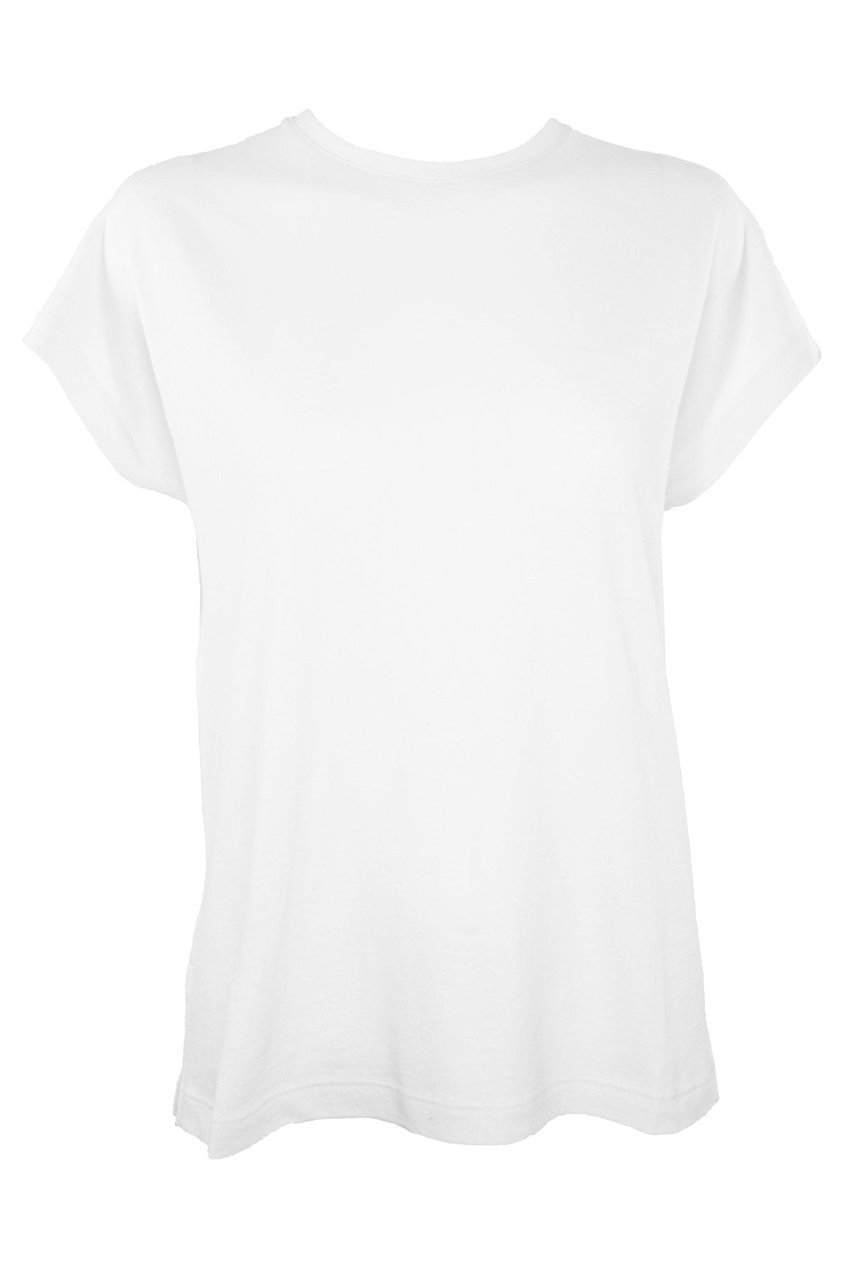 Relaxed Short Sleeve Dolman in Optic White - shop-olivia.com