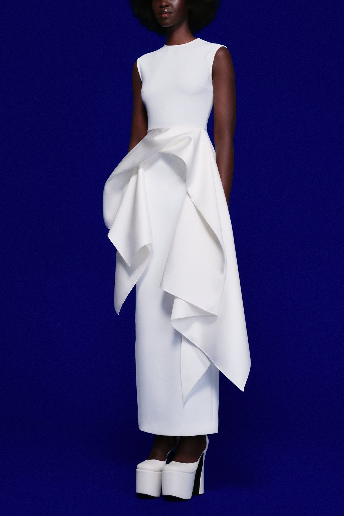 Renn Maxi Dress in Cream - shop-olivia.com