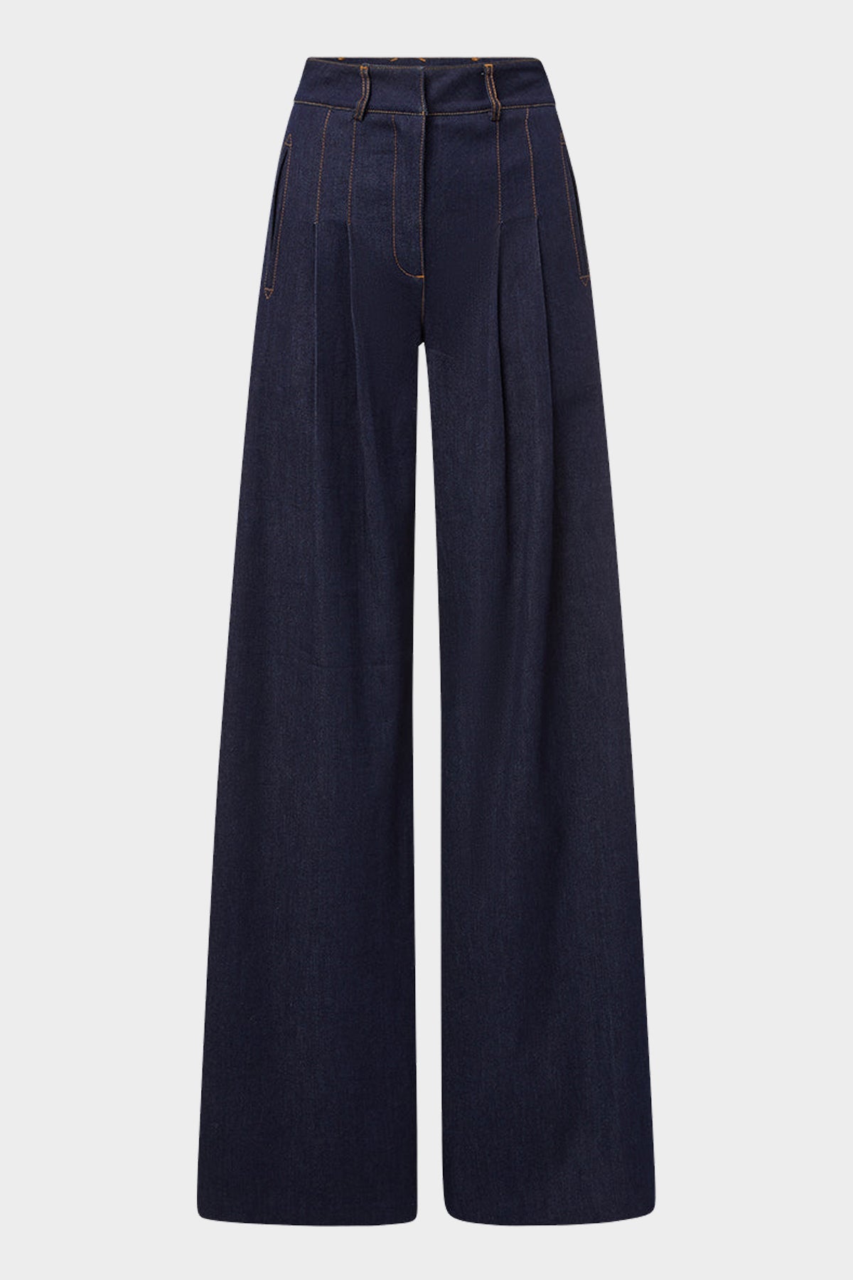 Rennert Denim Pant in Dark Oxford - shop-olivia.com