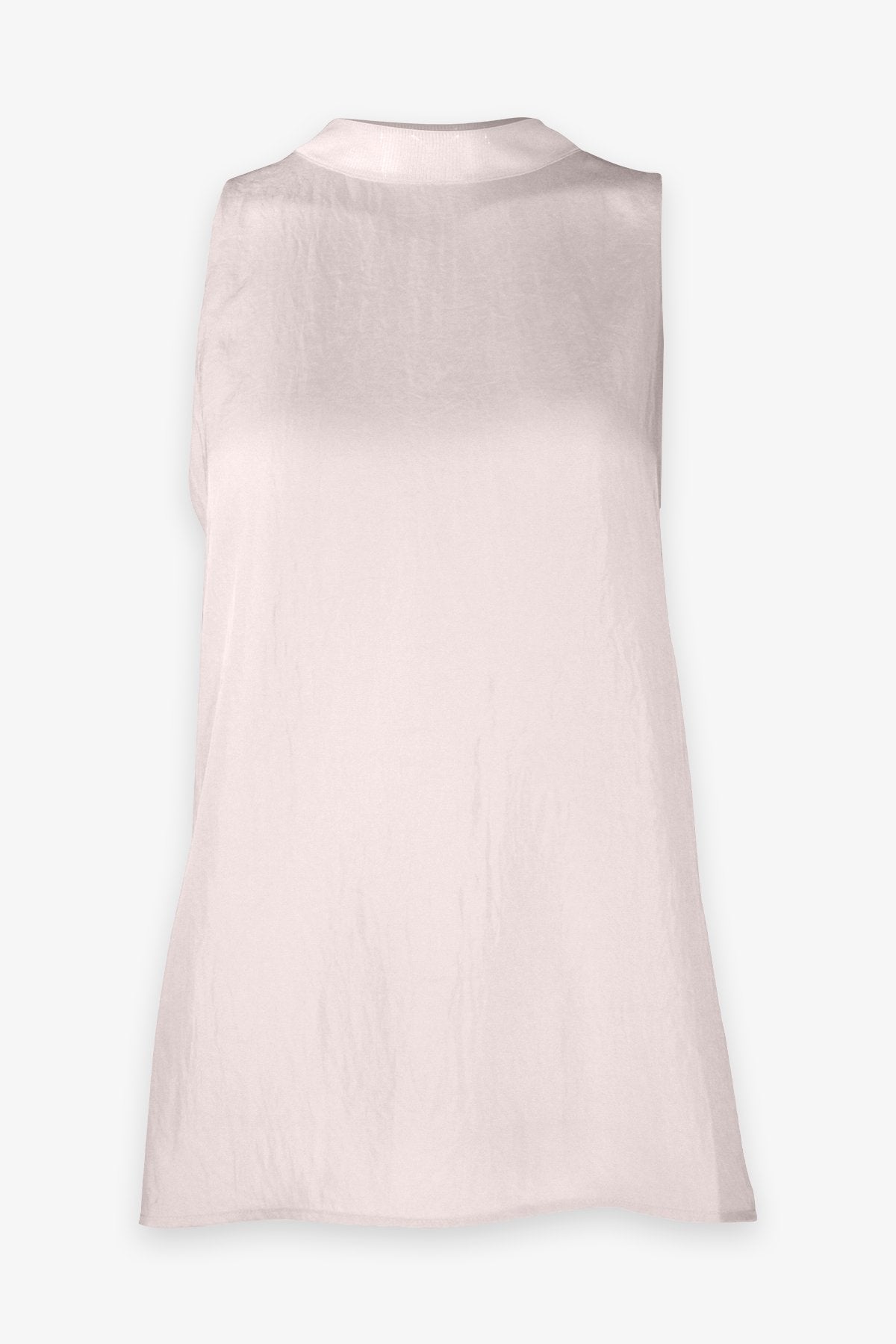 Rib Trim Tank in Pale Rose Water - shop-olivia.com