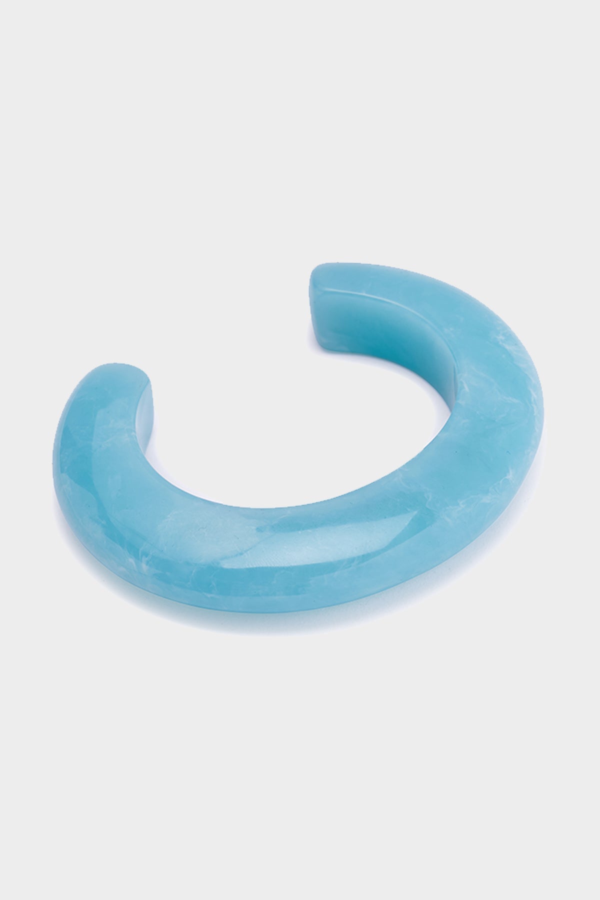 Ridge Cuff in Marbled Aquamarine - shop-olivia.com