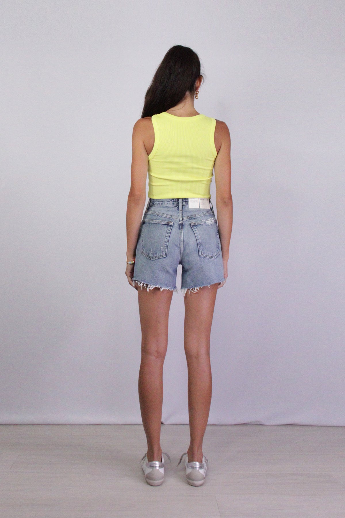 Riley High Rise Short in Outsider - shop-olivia.com