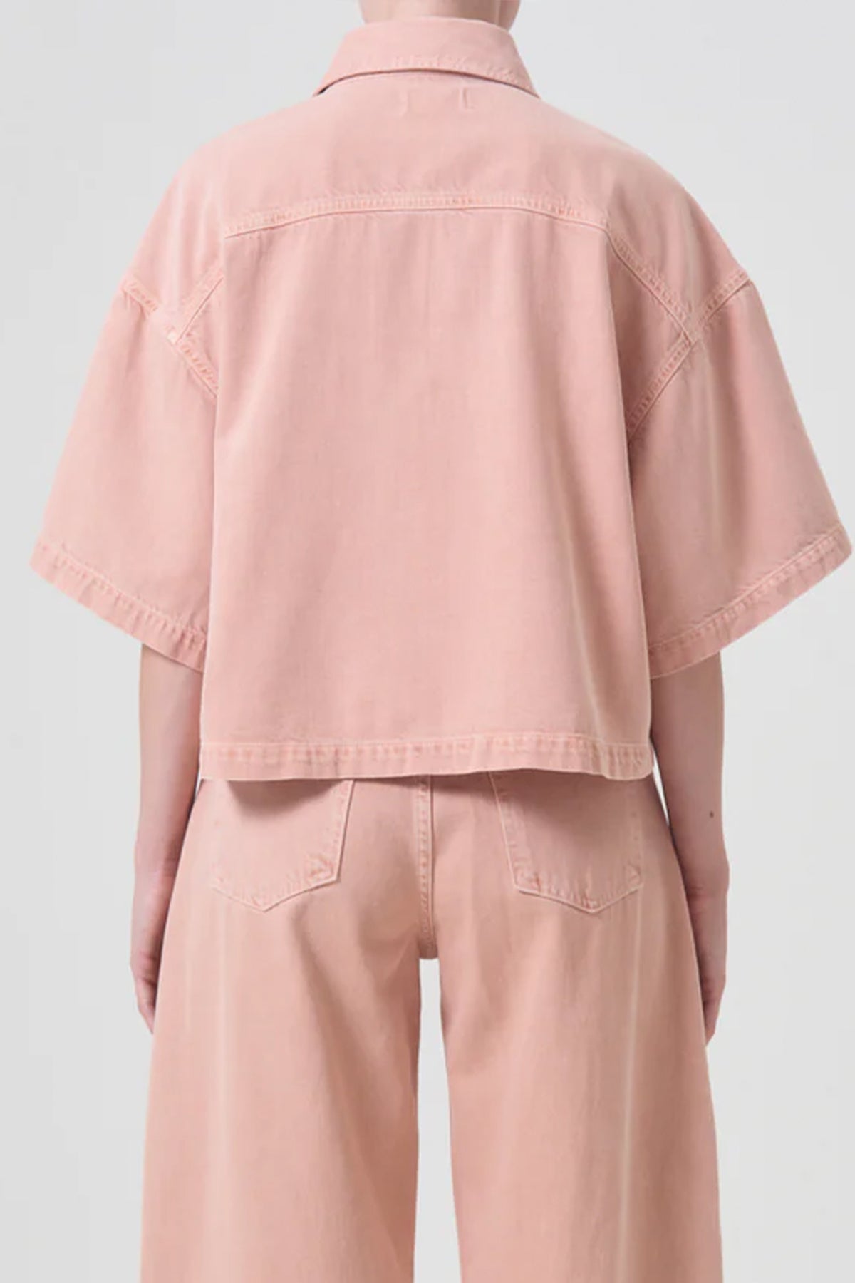 Rona Box Shirt in Pink Salt - shop-olivia.com