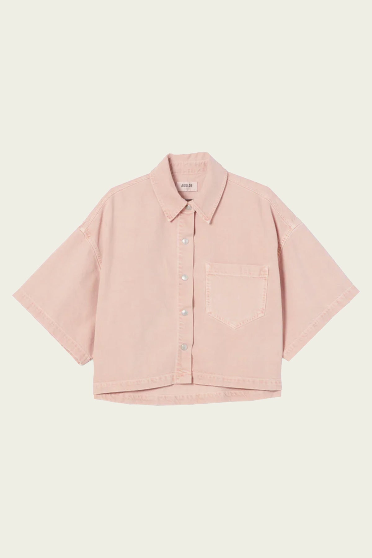 Rona Box Shirt in Pink Salt - shop-olivia.com