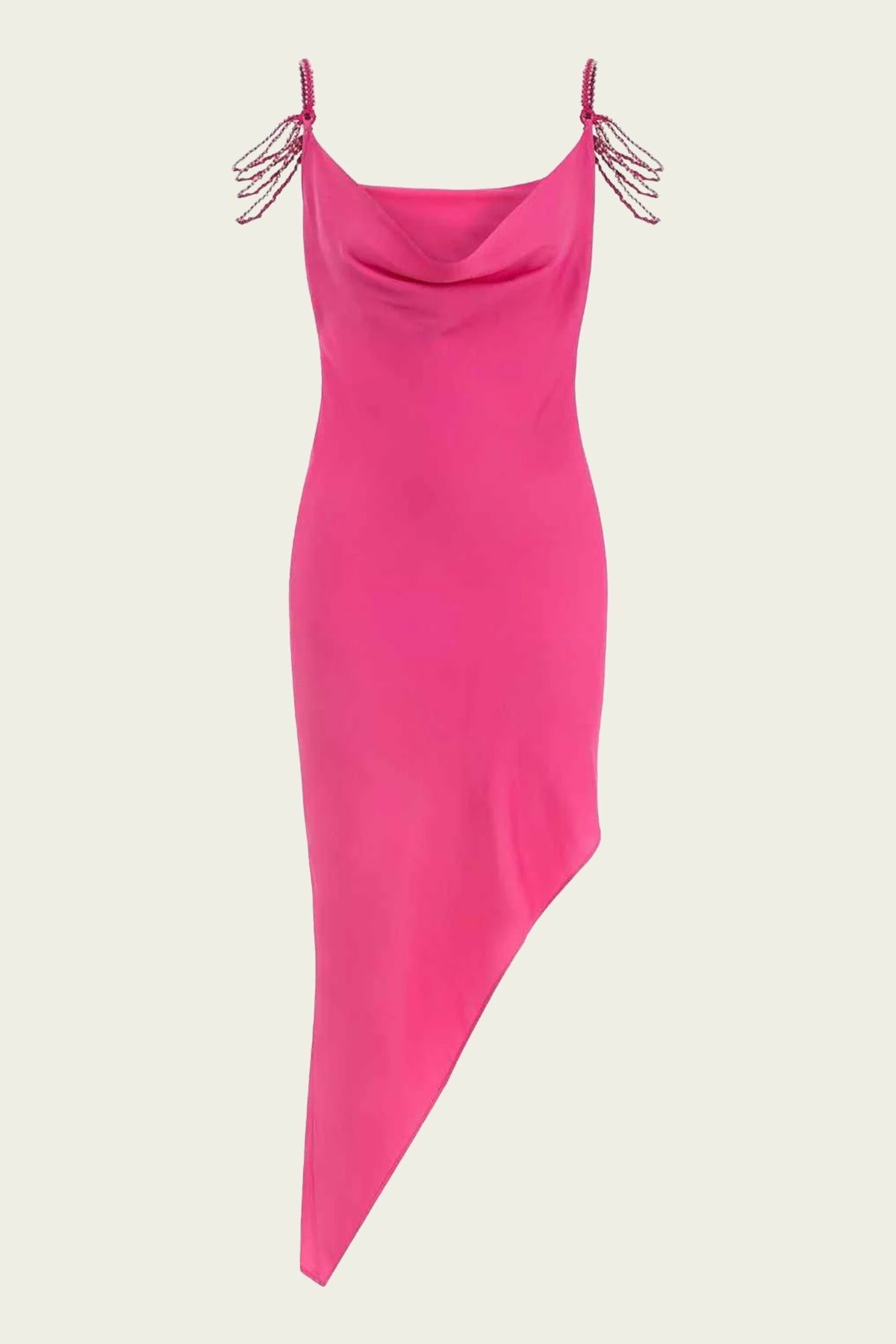 Ruby Beaded Dress in Fuschia - shop-olivia.com