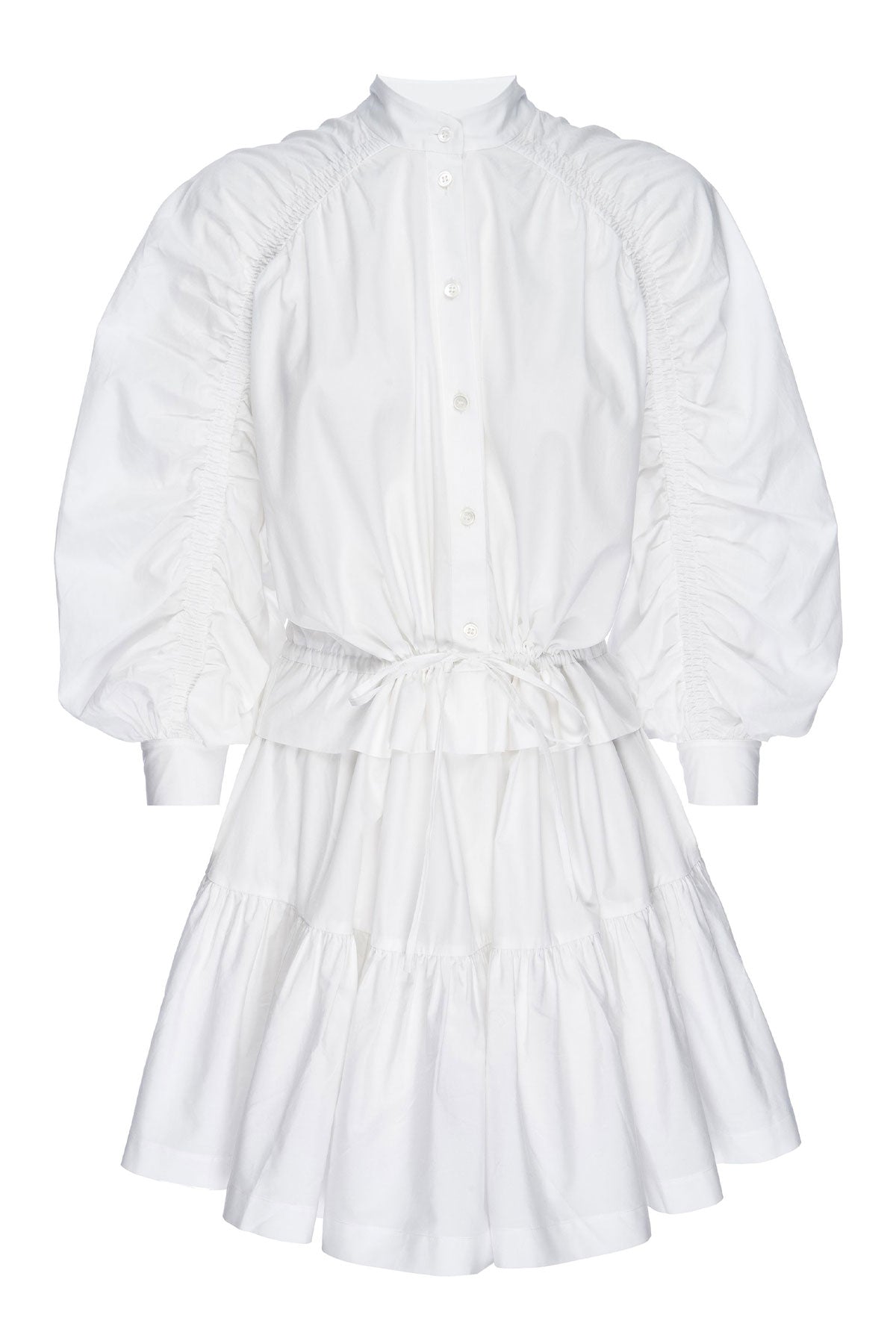 Ruched Sleeve Dress - shop-olivia.com