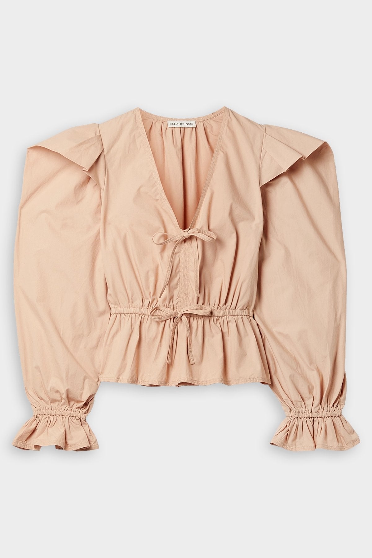 Sabina Blouse in Pale Oak - shop-olivia.com