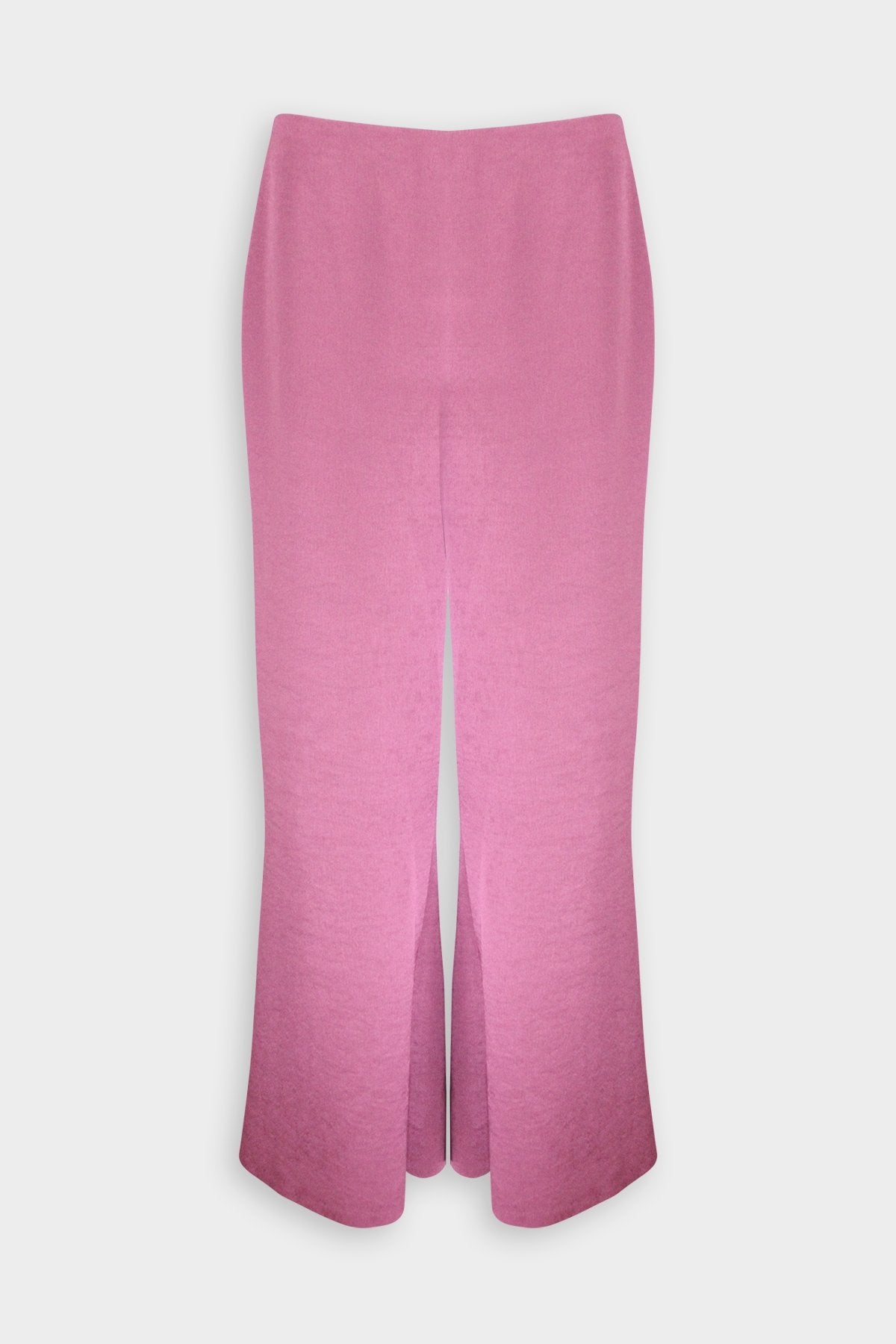 Satin Wide Flare Pant in Camellia - shop-olivia.com