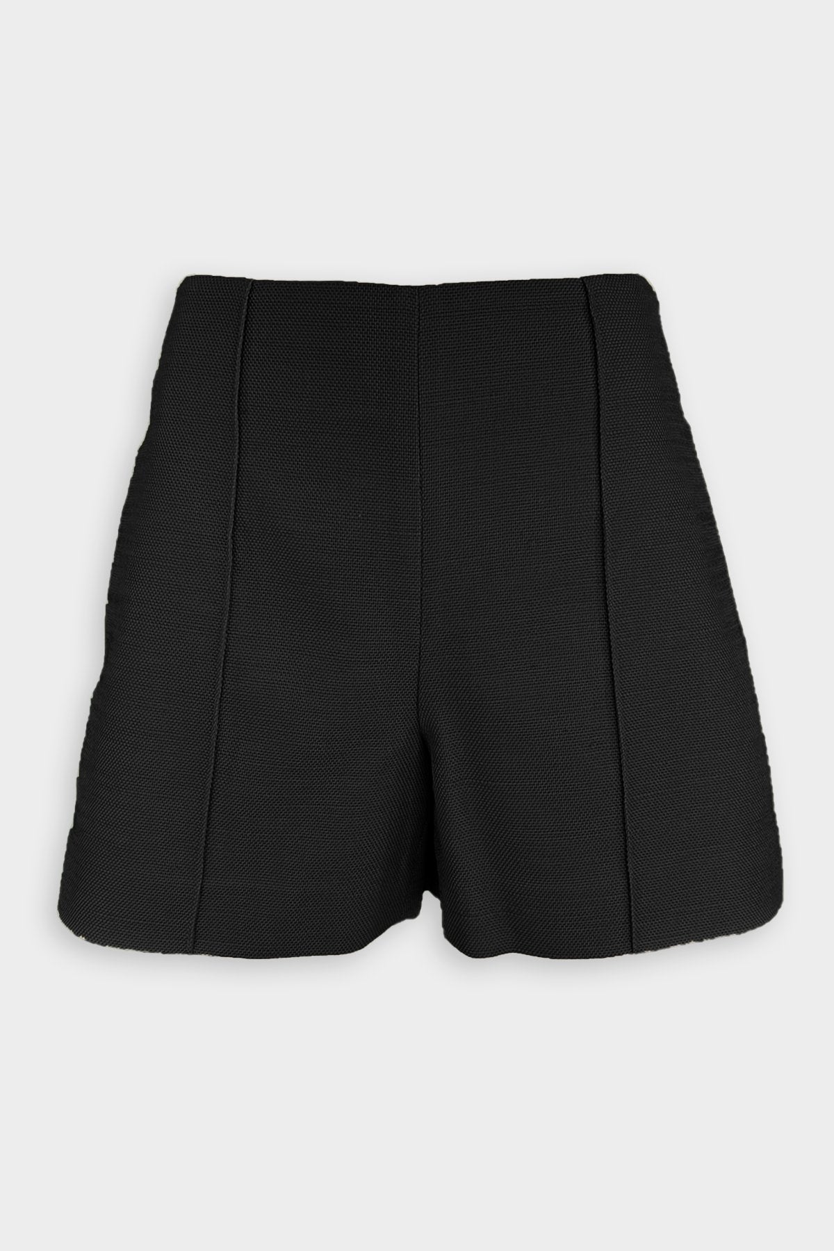Sculptural Panama Short in Black - shop-olivia.com